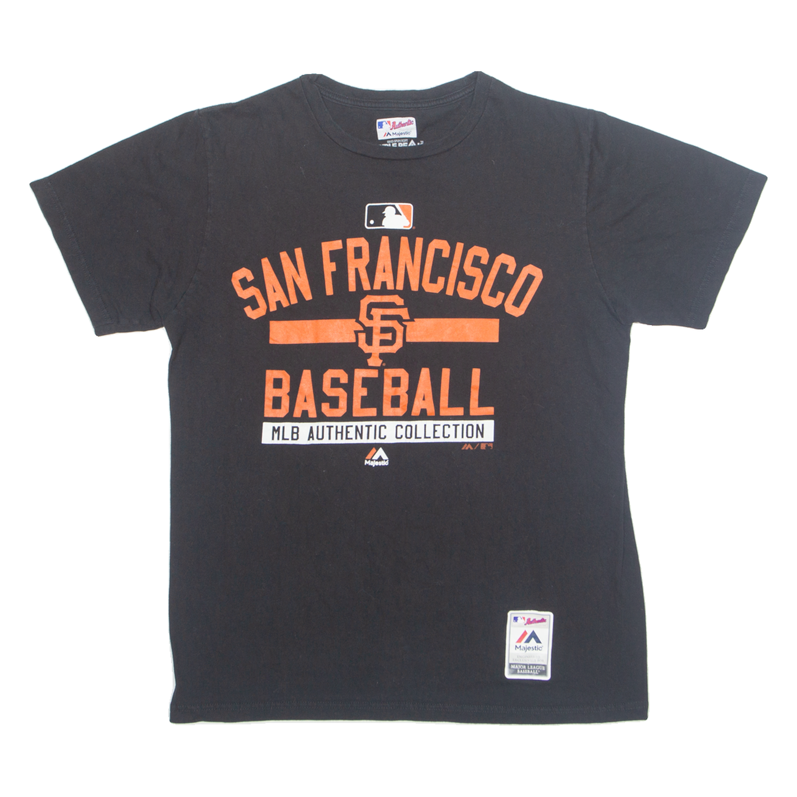 MAJESTIC MLB San Francisco Giants Mens T-Shirt Black USA M Refurbished - N/A refurbished available on Cerqular