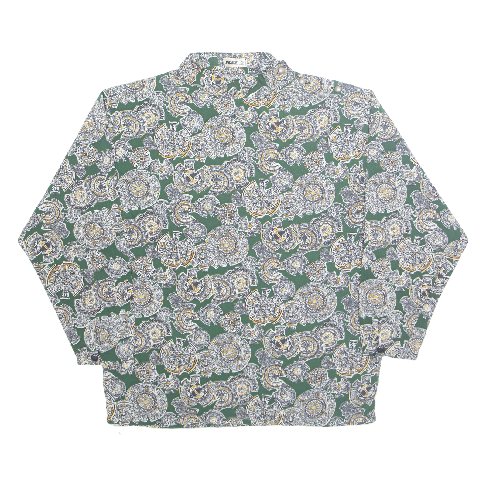 Buy LOVE Womens Printed Blouse Green Long Sleeve Crazy Pattern M Refurbished - $16.89 LOVE Womens Printed Blouse Green Long Sleeve Crazy Pattern M Refurbished - N/A refurbished available on Cerqular