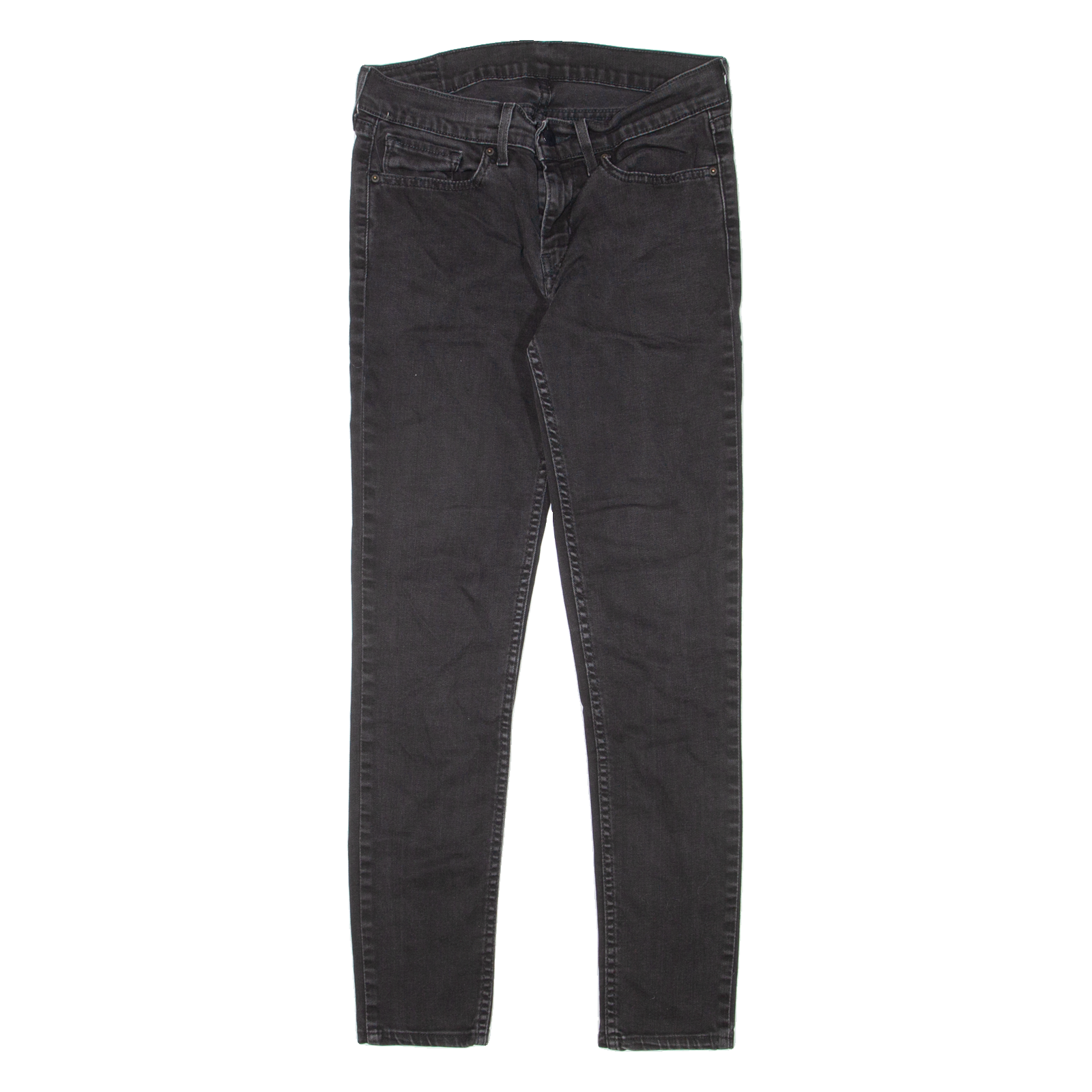 LEVI'S Womens Jeans Black Slim Skinny W27 L27 Refurbished - N/A refurbished available on Cerqular