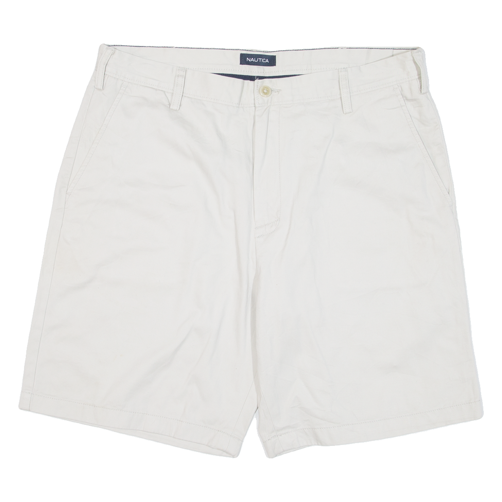 NAUTICA Mens Chino Shorts Beige L W36 Refurbished - N/A refurbished available on Cerqular