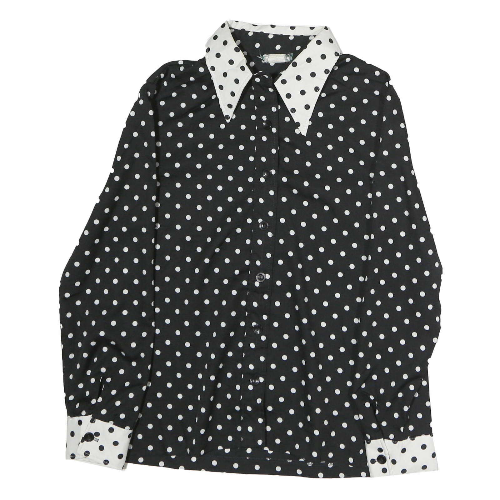 Buy JOANNE Womens Black & White Polka Dot Shirt M Contrast Collar Cuffs Classic Refurbished - $16.89 JOANNE Womens Black & White Polka Dot Shirt M Contrast Collar Cuffs Classic Refurbished - N/A refurbished available on Cerqular