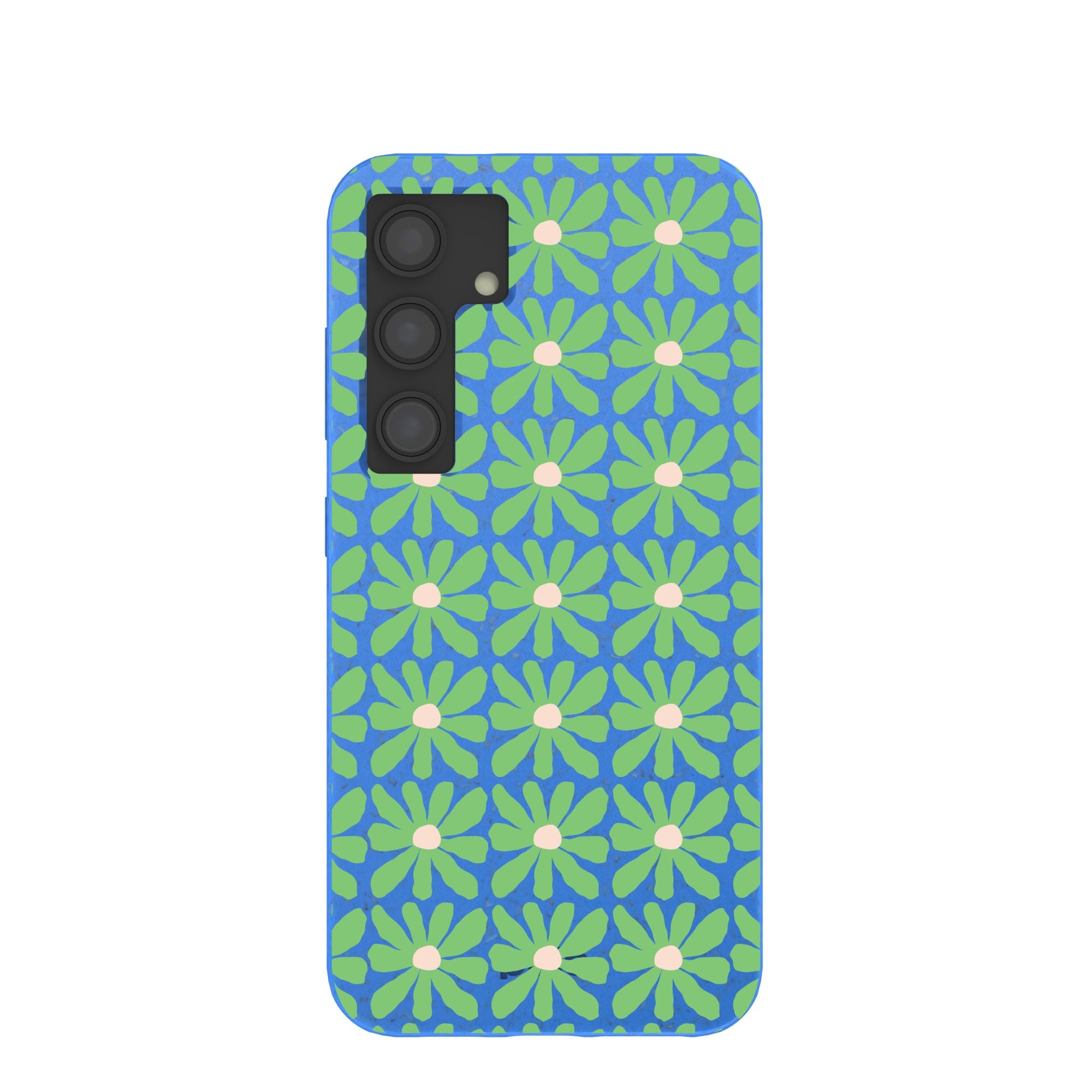 Buy Electric Blue Flower Child Samsung Galaxy S24 Case Refurbished - $65.00 Electric Blue Flower Child Samsung Galaxy S24 Case Refurbished - Pela Case refurbished available on Cerqular