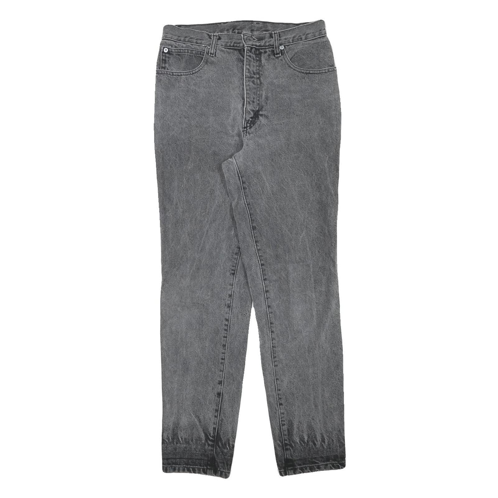 GUESS Womens Slim Jeans Black Denim W28 L29 Classic Zip Pocket Detail Refurbished - N/A refurbished available on Cerqular