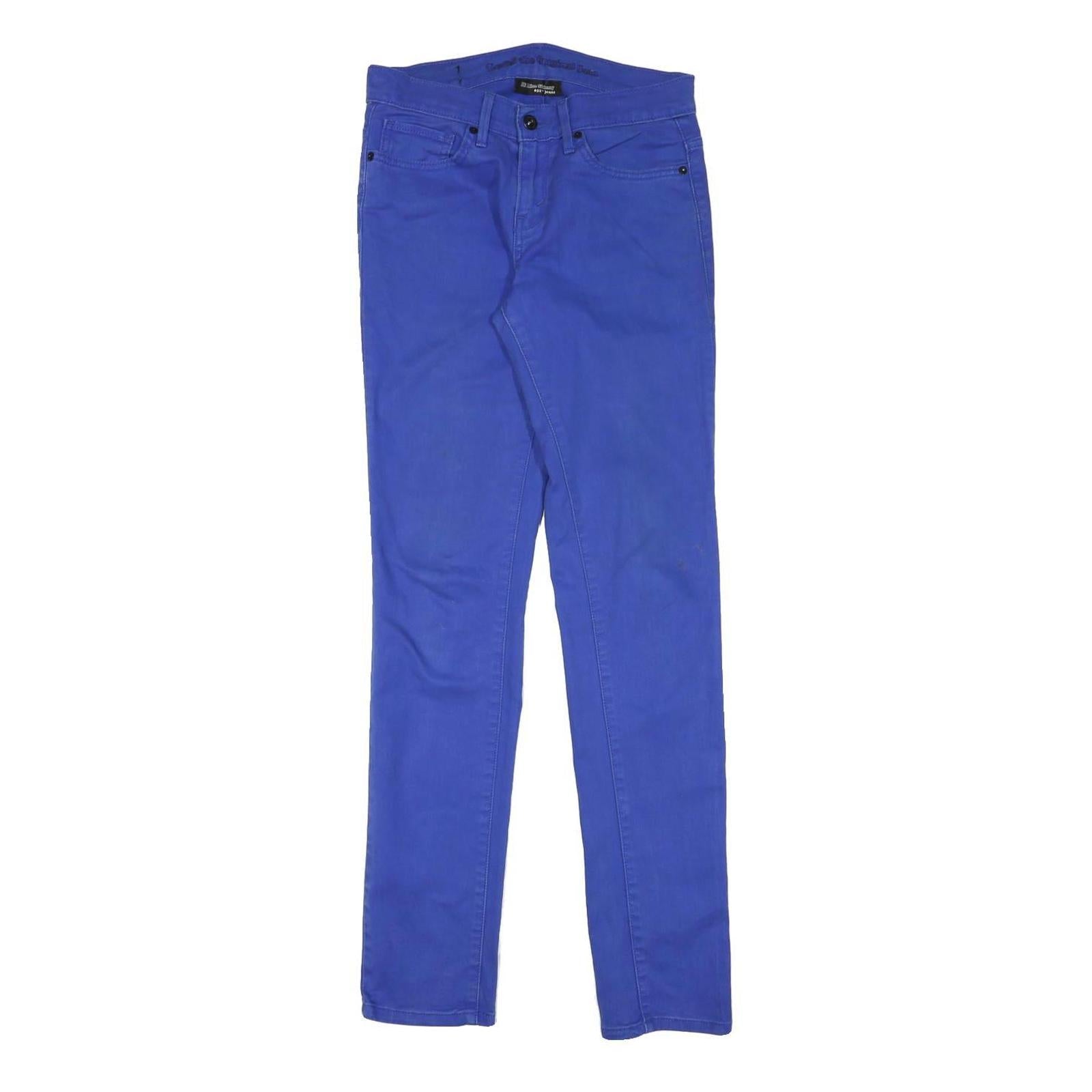 LEVI'S Womens Jeans Blue Slim Skinny Denim W27 L31 Stretch Zip Closure Refurbished - N/A refurbished available on Cerqular