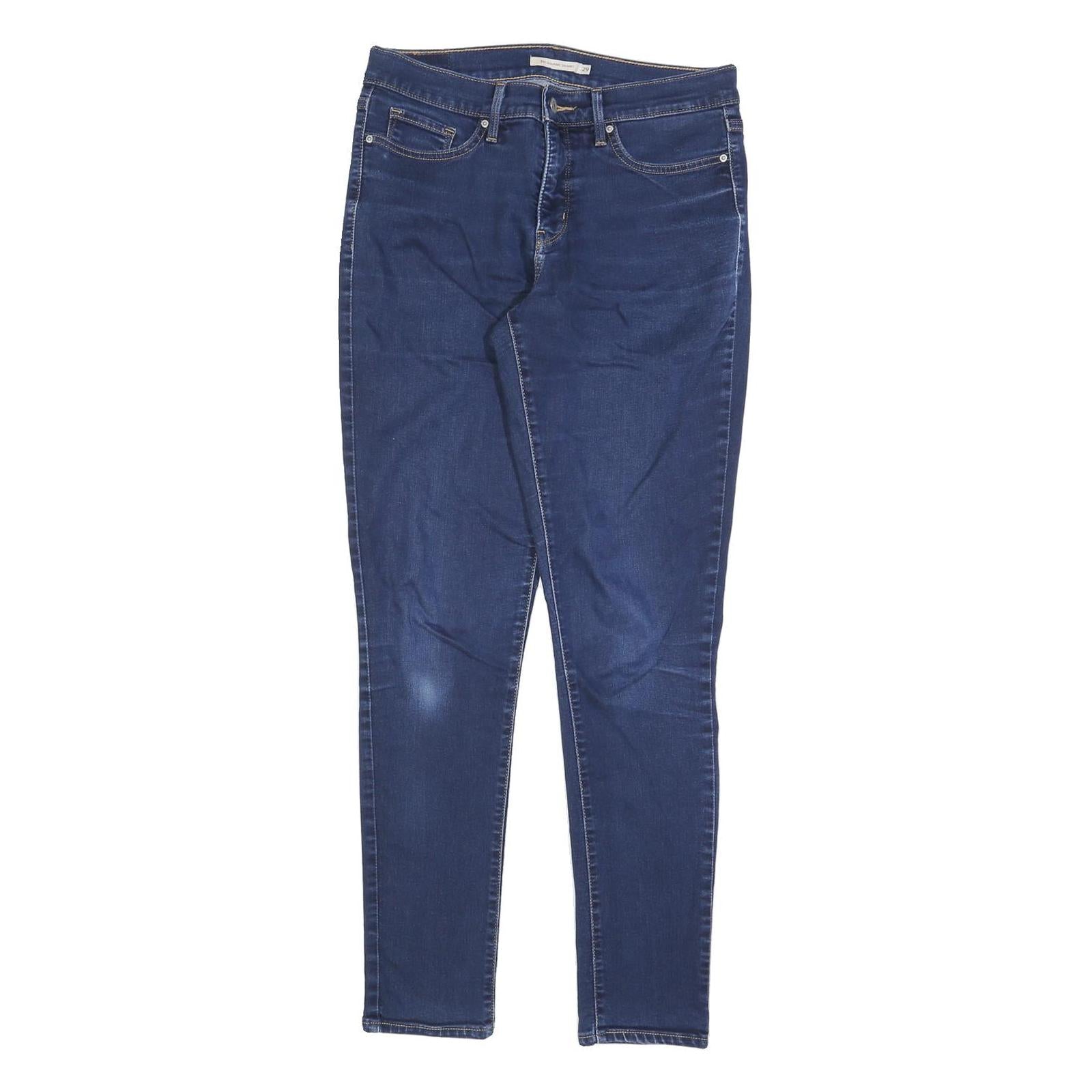 LEVI'S 311 Womens Slim Blue Denim Medium Woven W29 L32 Slim Fit Jeans Refurbished - N/A refurbished available on Cerqular