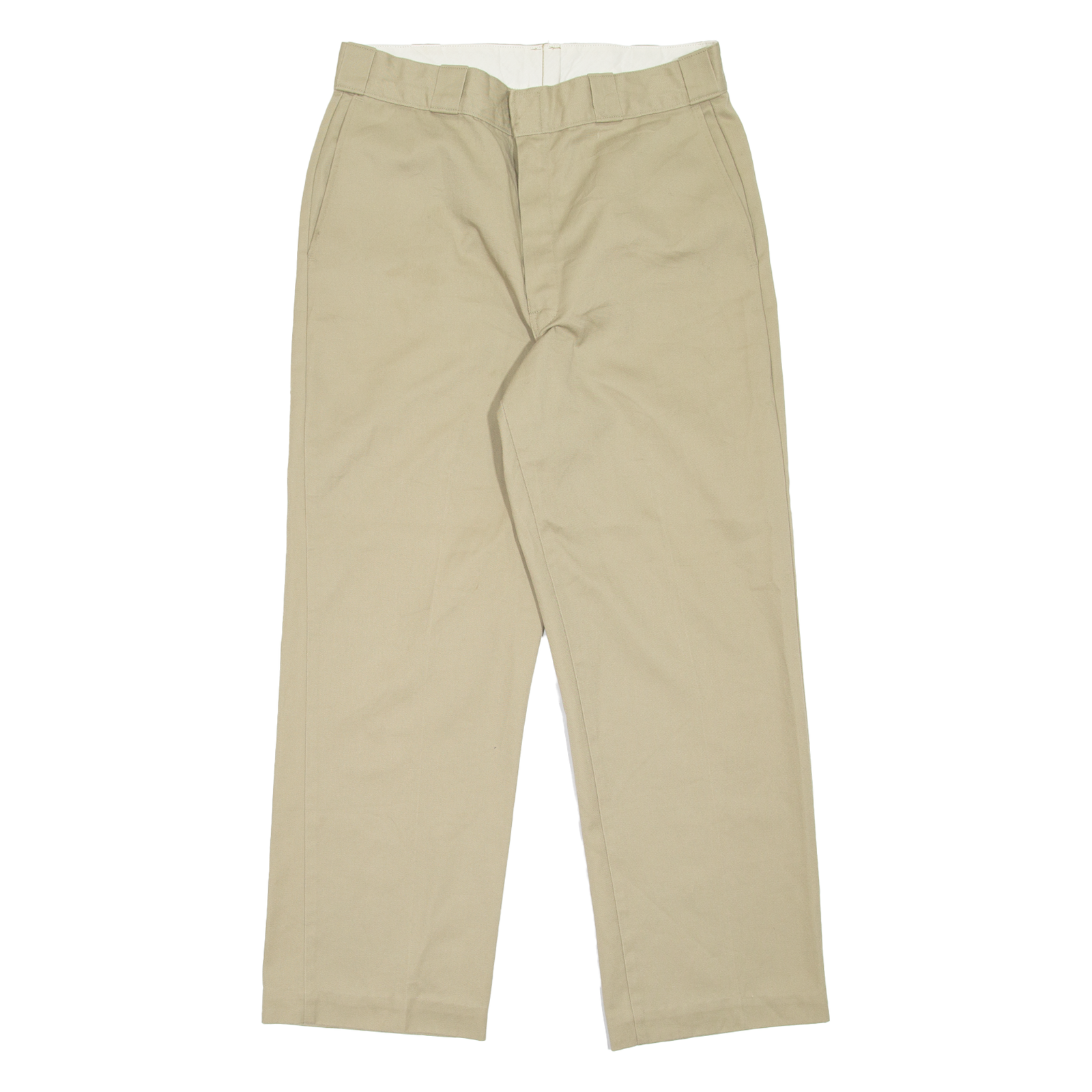 DICKIES Workwear Mens Trousers Beige Regular Straight W34 L29 Refurbished - N/A refurbished available on Cerqular