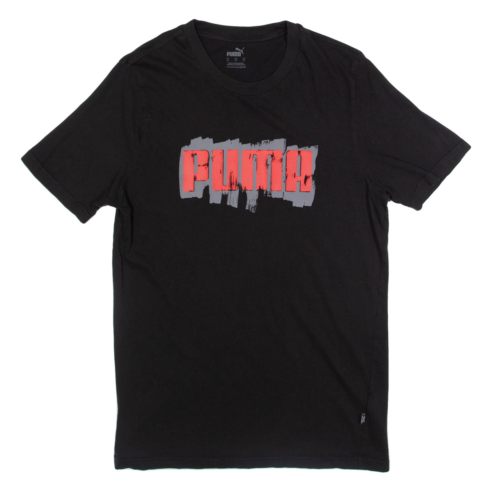 PUMA Mens T-Shirt Black S Refurbished - N/A refurbished available on Cerqular