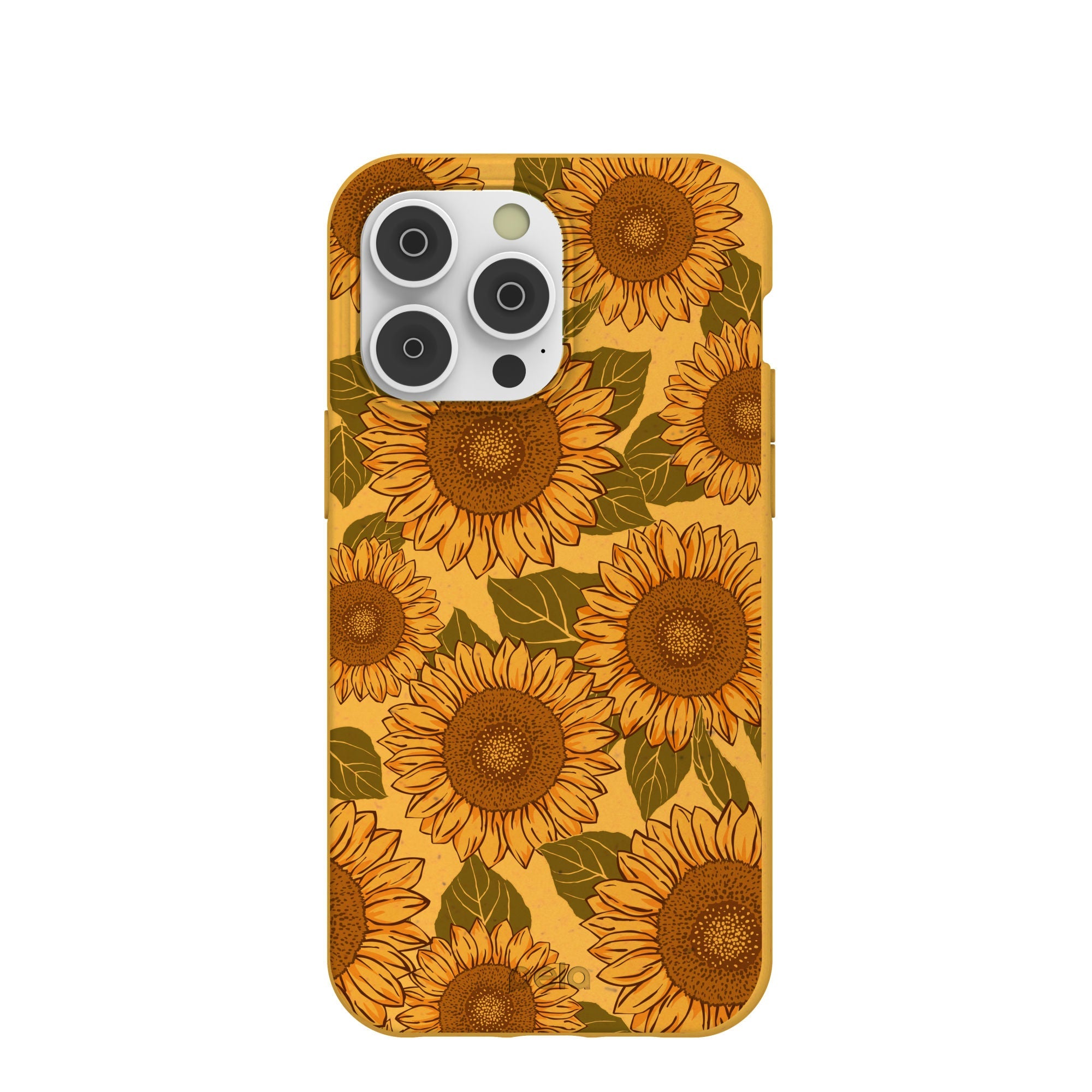 Honey Golden Garden iPhone 14 Pro Max Case Refurbished - Pela Case refurbished available on Cerqular