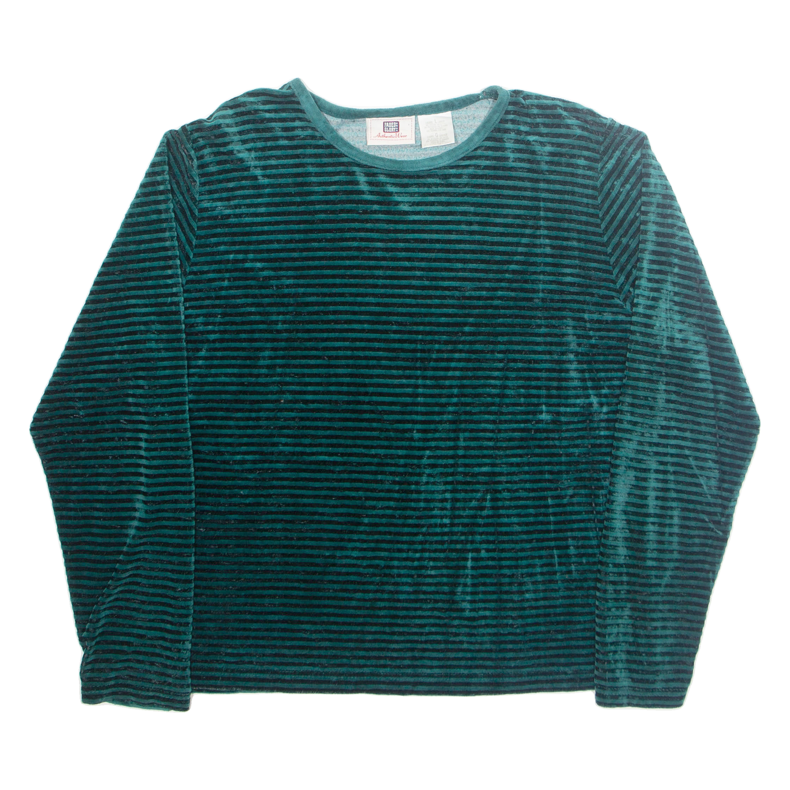 FADED GLORY Womens Blouse Green Long Sleeve L Refurbished - N/A refurbished available on Cerqular