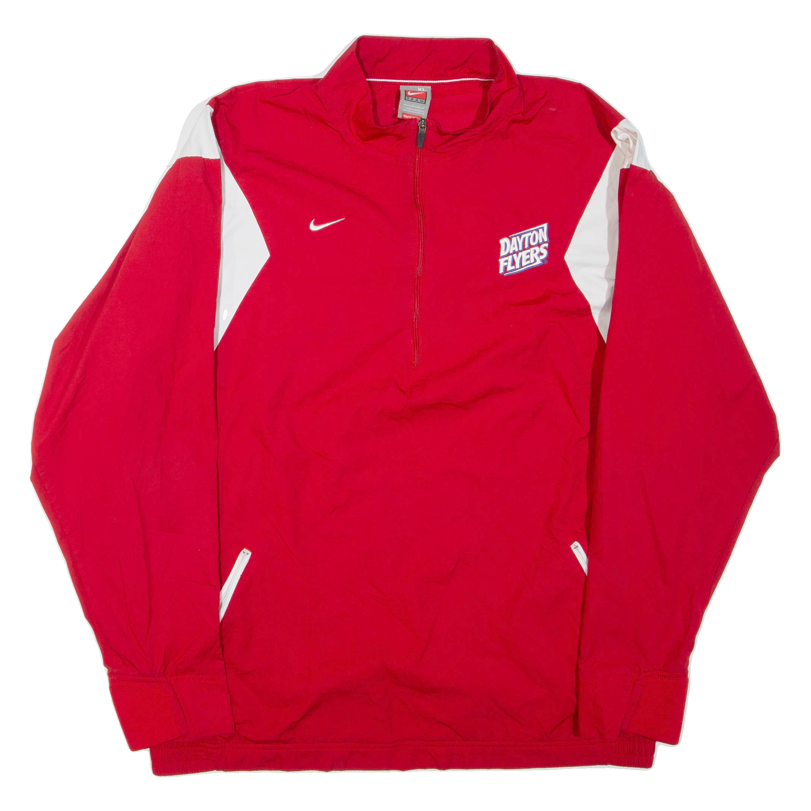 NIKE Dayton Flyers Mens Pullover Jacket Red XL Refurbished - N/A refurbished available on Cerqular