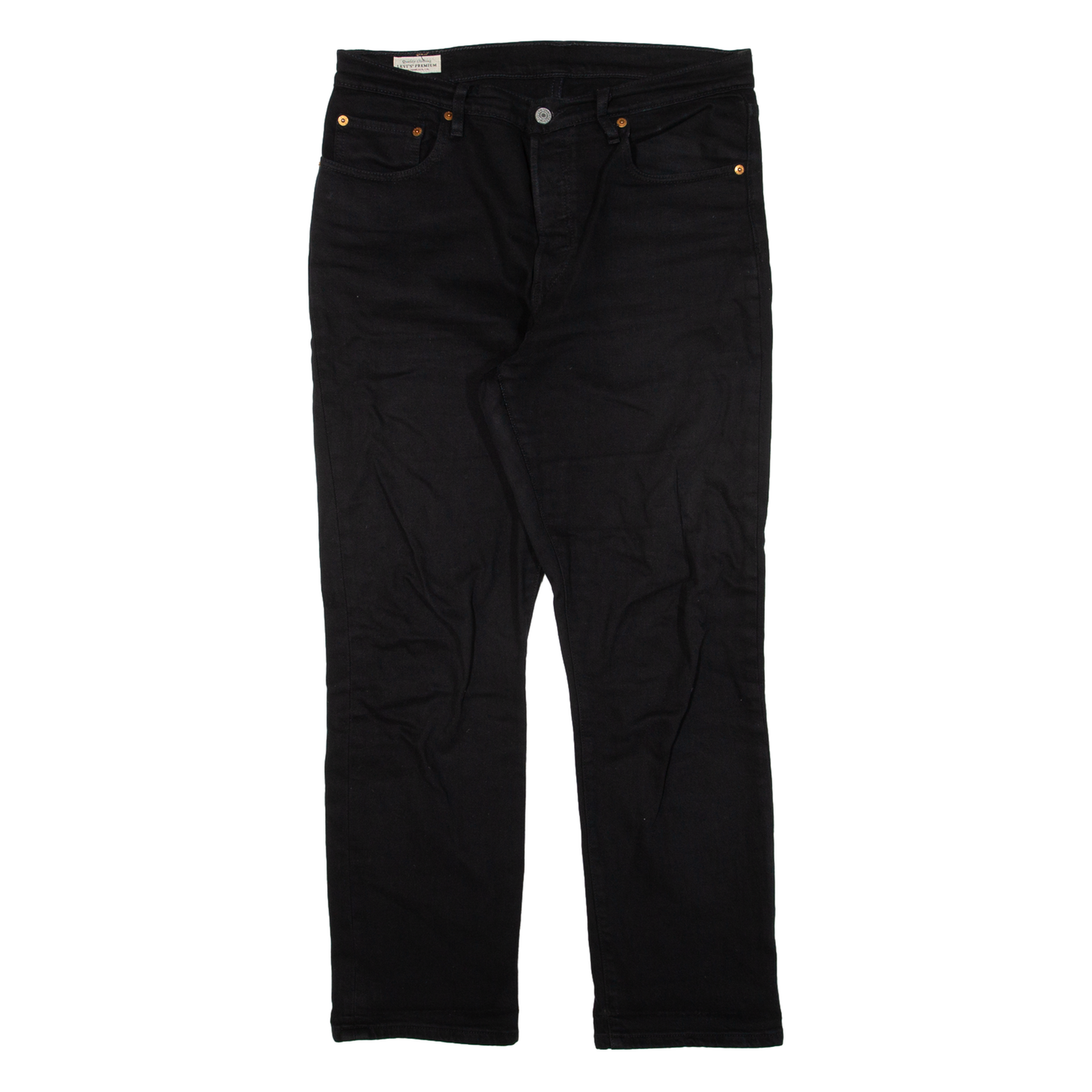 LEVI'S 501 BIG E Jeans Womens Black Regular Straight W32 L28 Refurbished - N/A refurbished available on Cerqular