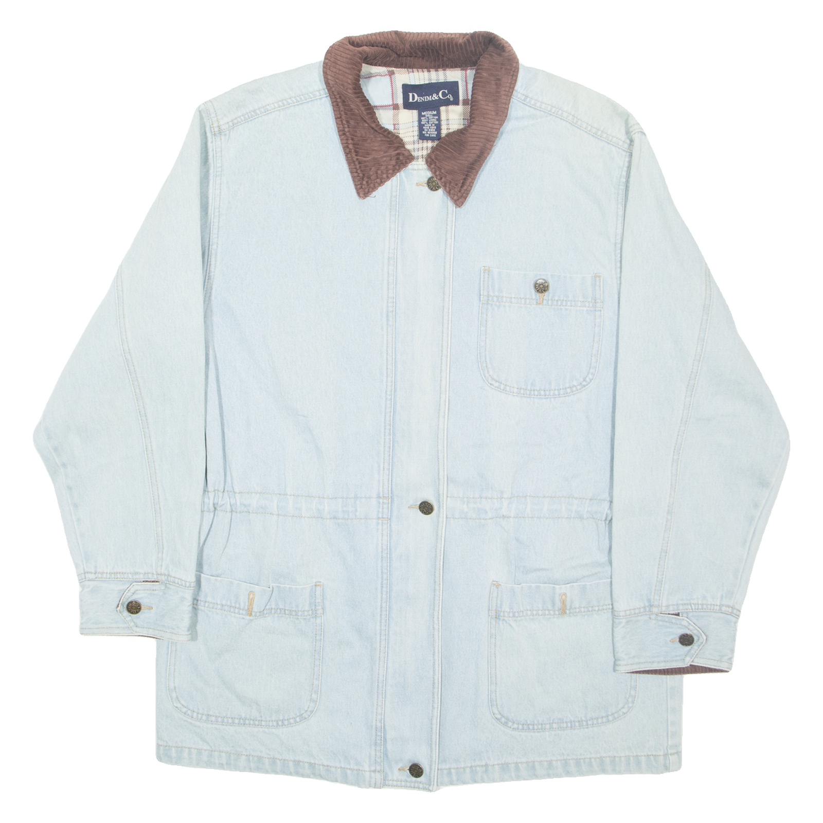 DENIM & CO Womens Denim Jacket Blue M Refurbished - N/A refurbished available on Cerqular