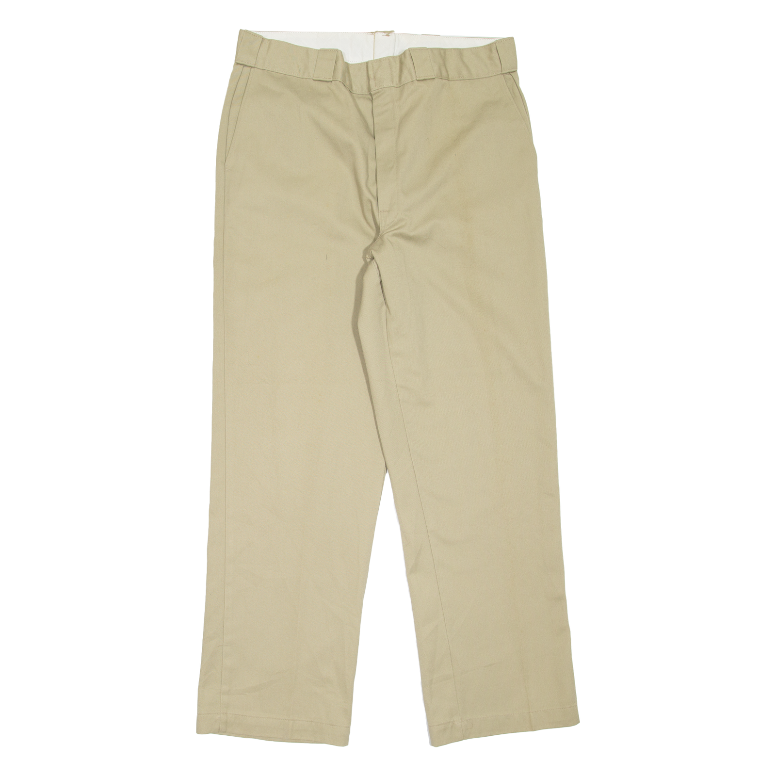 DICKIES Workwear Mens Trousers Beige Regular Straight W36 L31 Refurbished - N/A refurbished available on Cerqular
