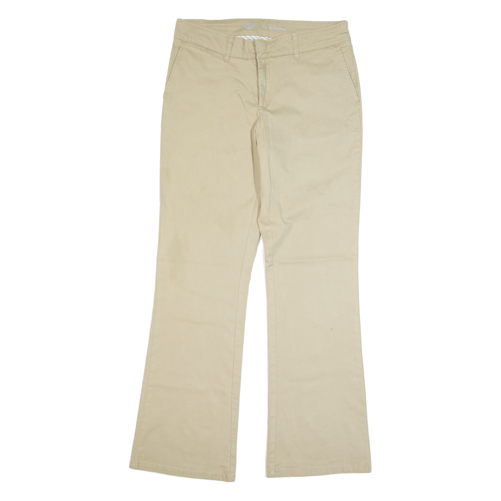 DICKIES Chino Style Workwear Womens Trousers Beige Slim Bootcut W32 L31 Refurbished - N/A refurbished available on Cerqular