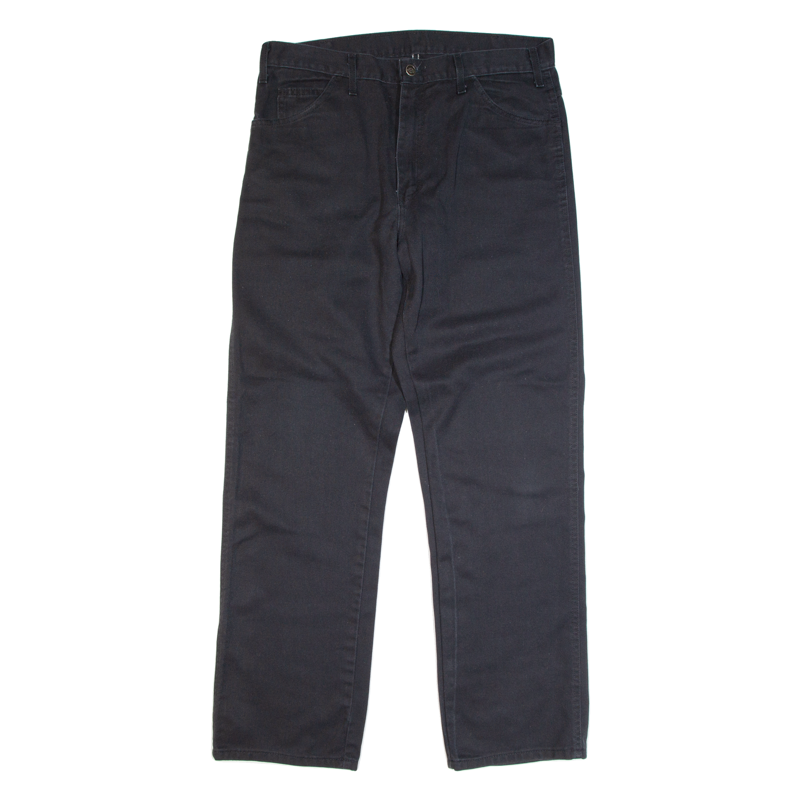 DICKIES Workwear Mens Trousers Blue Regular Straight W36 L32 Refurbished - N/A refurbished available on Cerqular