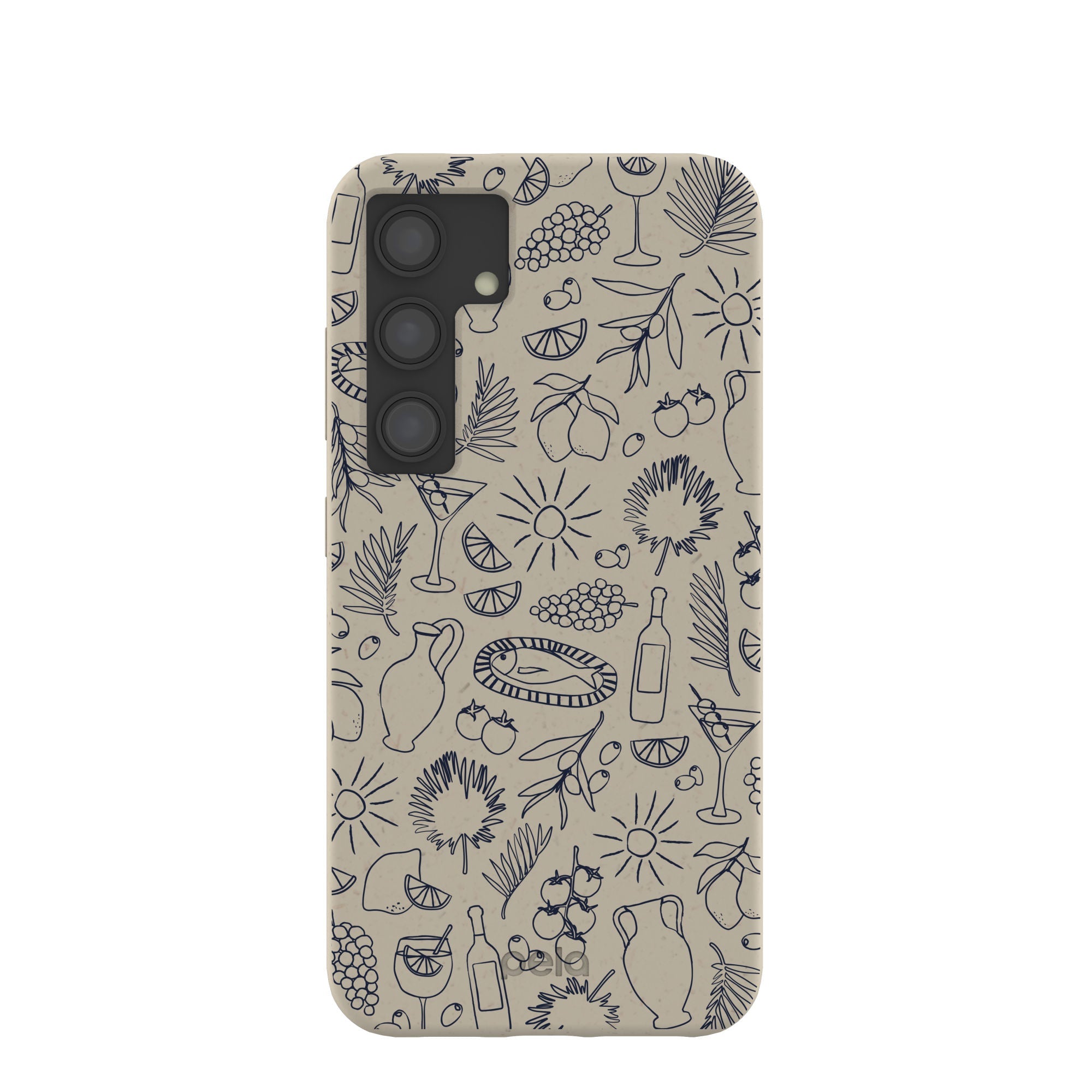 London Fog Mediterranean Moments Samsung Galaxy S24 Case Refurbished - Pela Case refurbished available on Cerqular