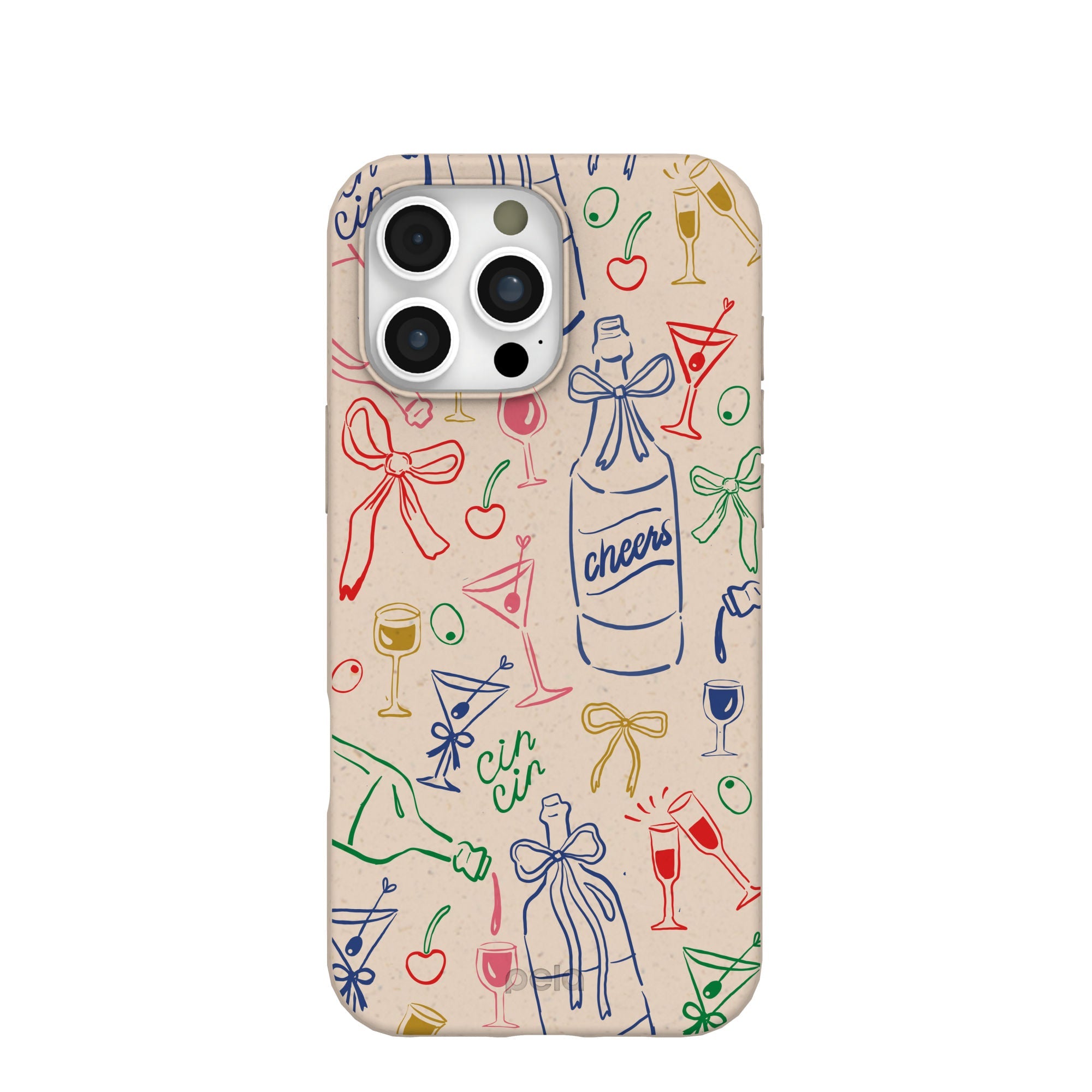 Seashell Midnight Toast iPhone 16 Pro Max Case Refurbished - Pela Case refurbished available on Cerqular