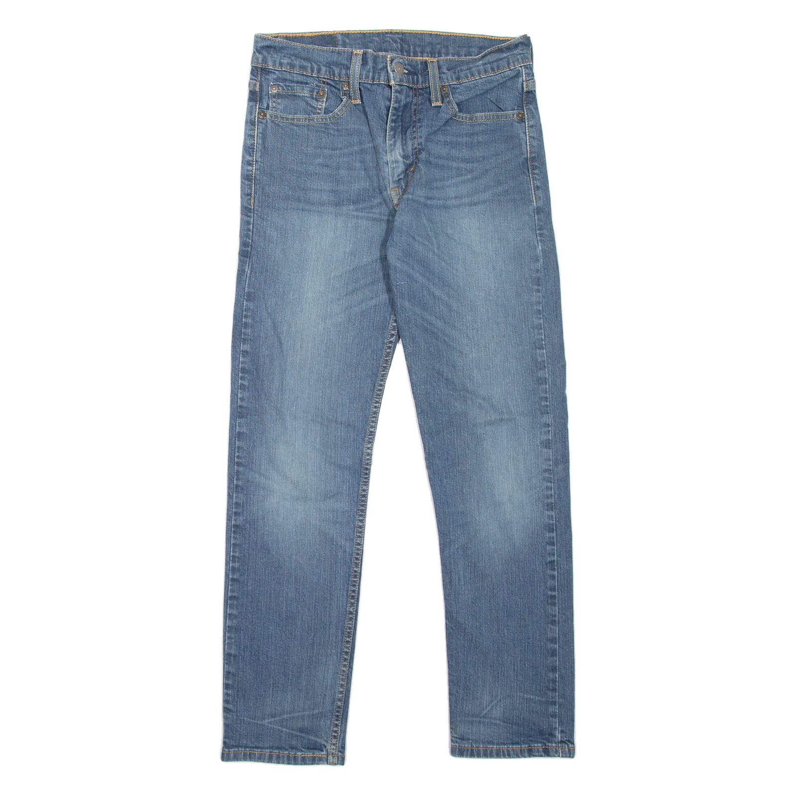 LEVI'S 502 Jeans Mens Blue Regular Tapered Stone Wash W29 L27 Refurbished - N/A refurbished available on Cerqular