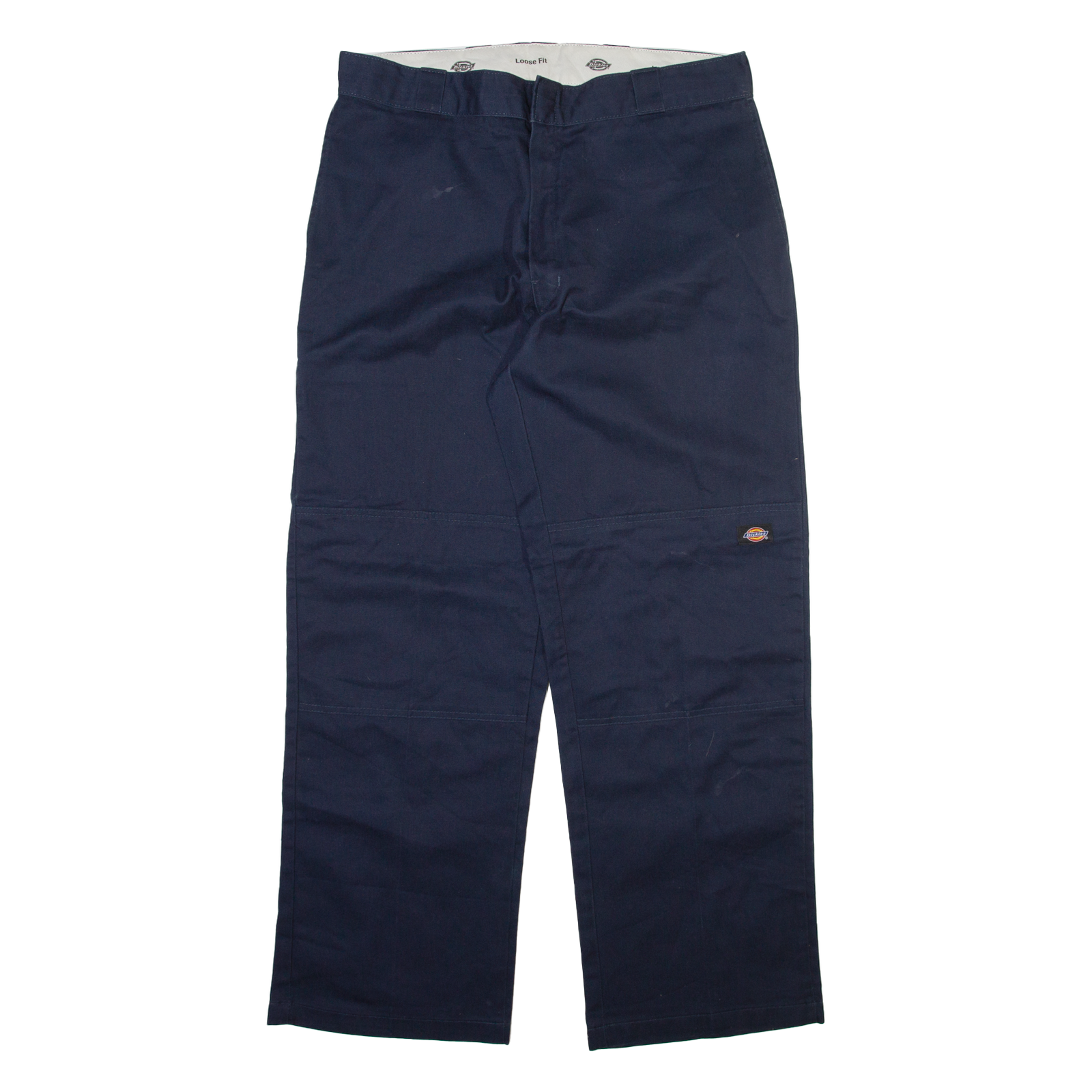 DICKIES Mens Trousers Blue Loose Straight W36 L32 Refurbished - N/A refurbished available on Cerqular