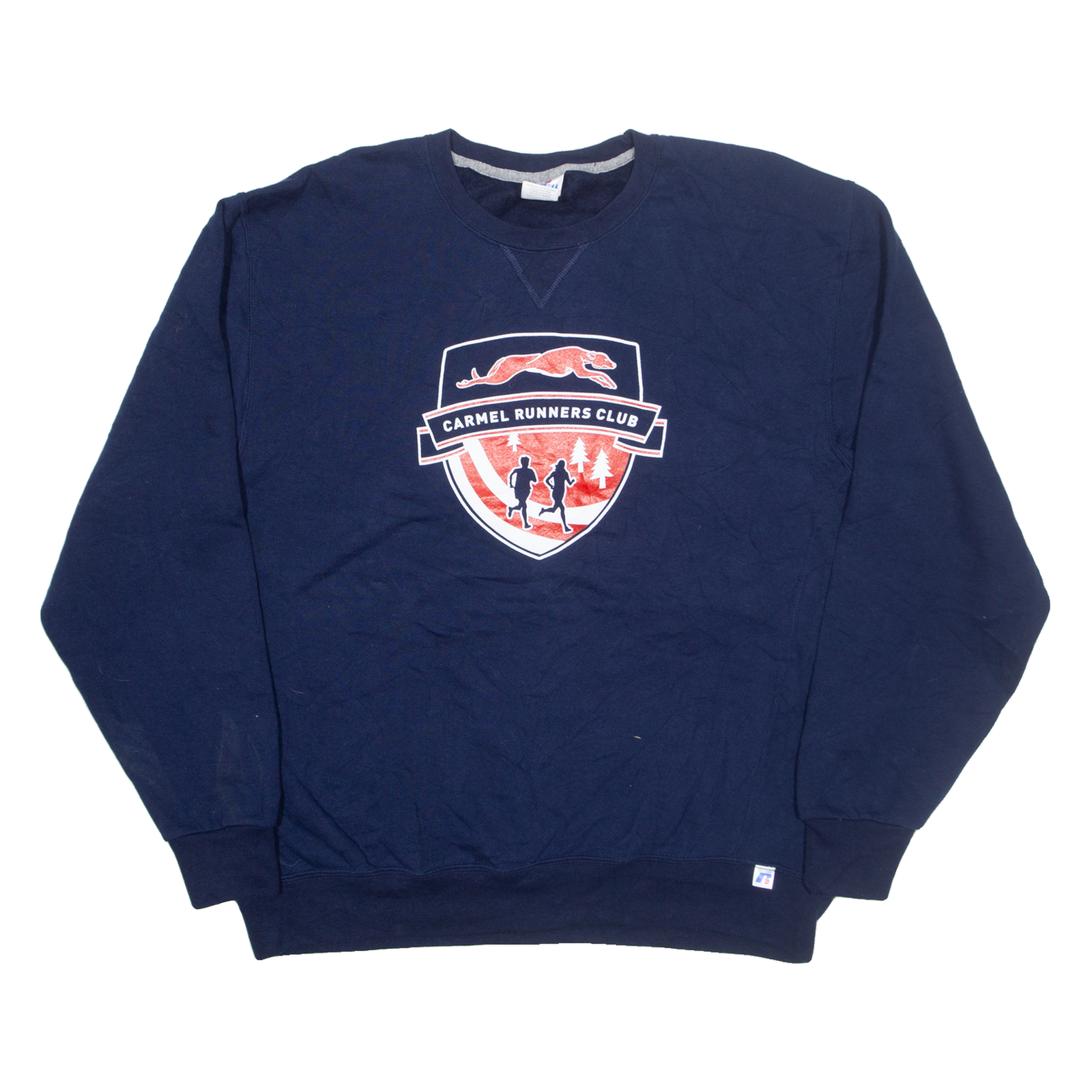 RUSSELL ATHLETIC Carmel Runners Club California Mens Sweatshirt Blue USA XL Refurbished - N/A refurbished available on Cerqular