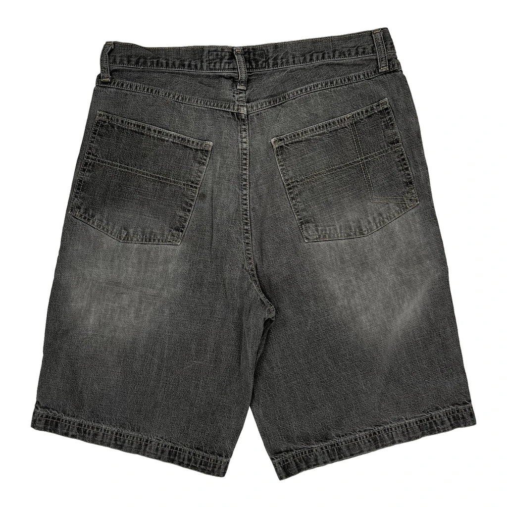Colorado Denim Shorts - 34W 10L Grey Cotton Refurbished - Thrifted (note: this is a term often used to describe second- refurbished available on Cerqular