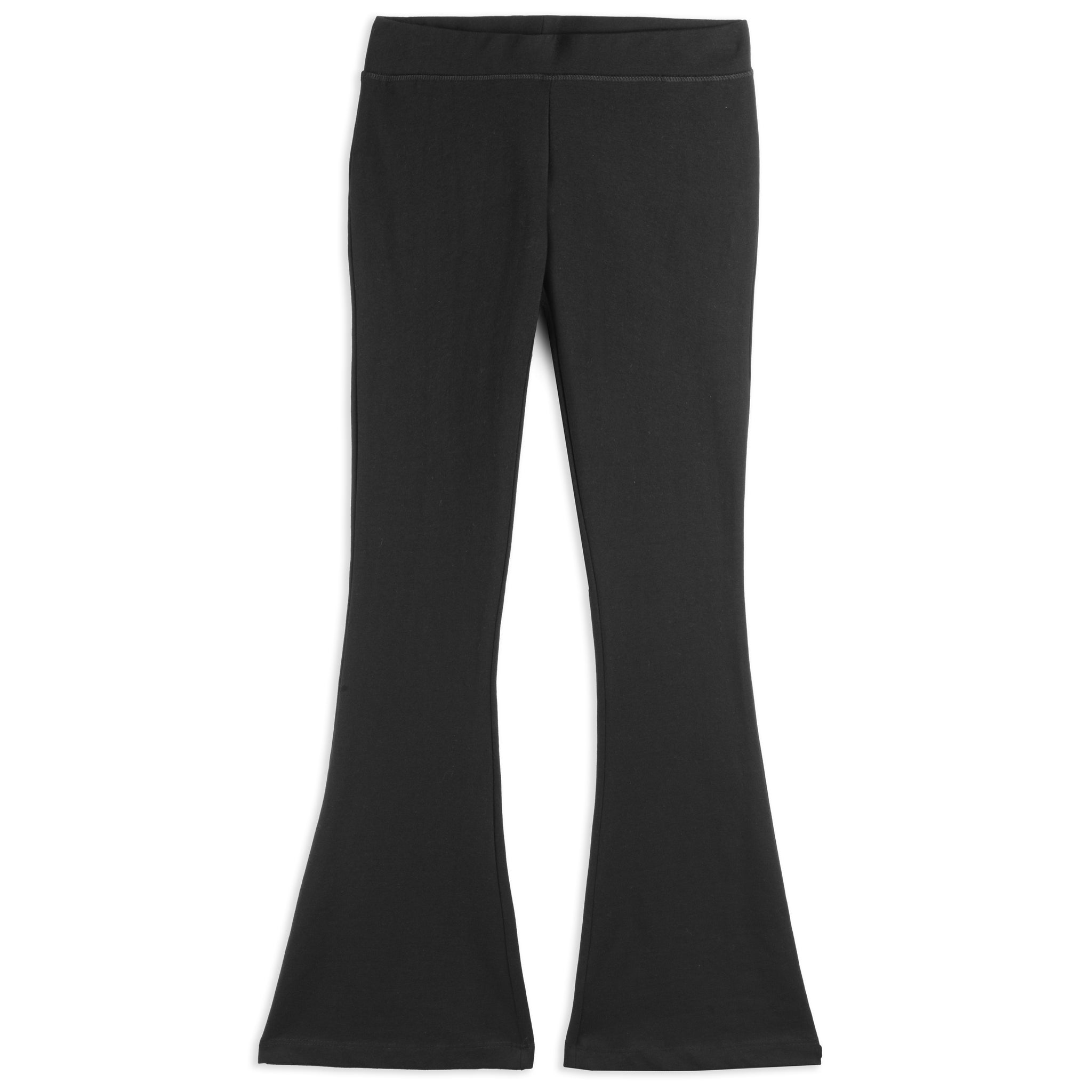 Kids Leggings: Organic Cotton Flared Yoga Pants: Solids | Color: Raspberry Pink | Size: Small (6/7) Refurbished - N/A (Note: There is no well-known brand named "M refurbished available on Cerqular