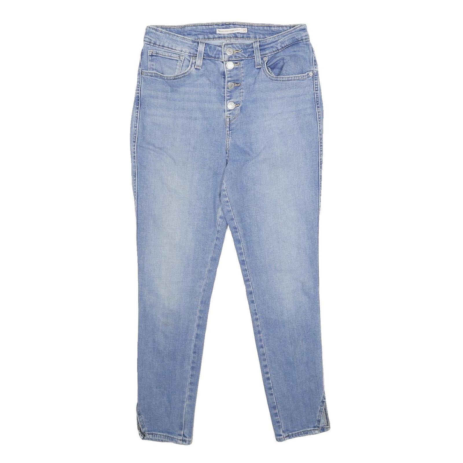LEVI'S 721 High Rise Skinny Ankle Womens Jeans Blue Slim Denim Light W30 L28 Refurbished - N/A refurbished available on Cerqular