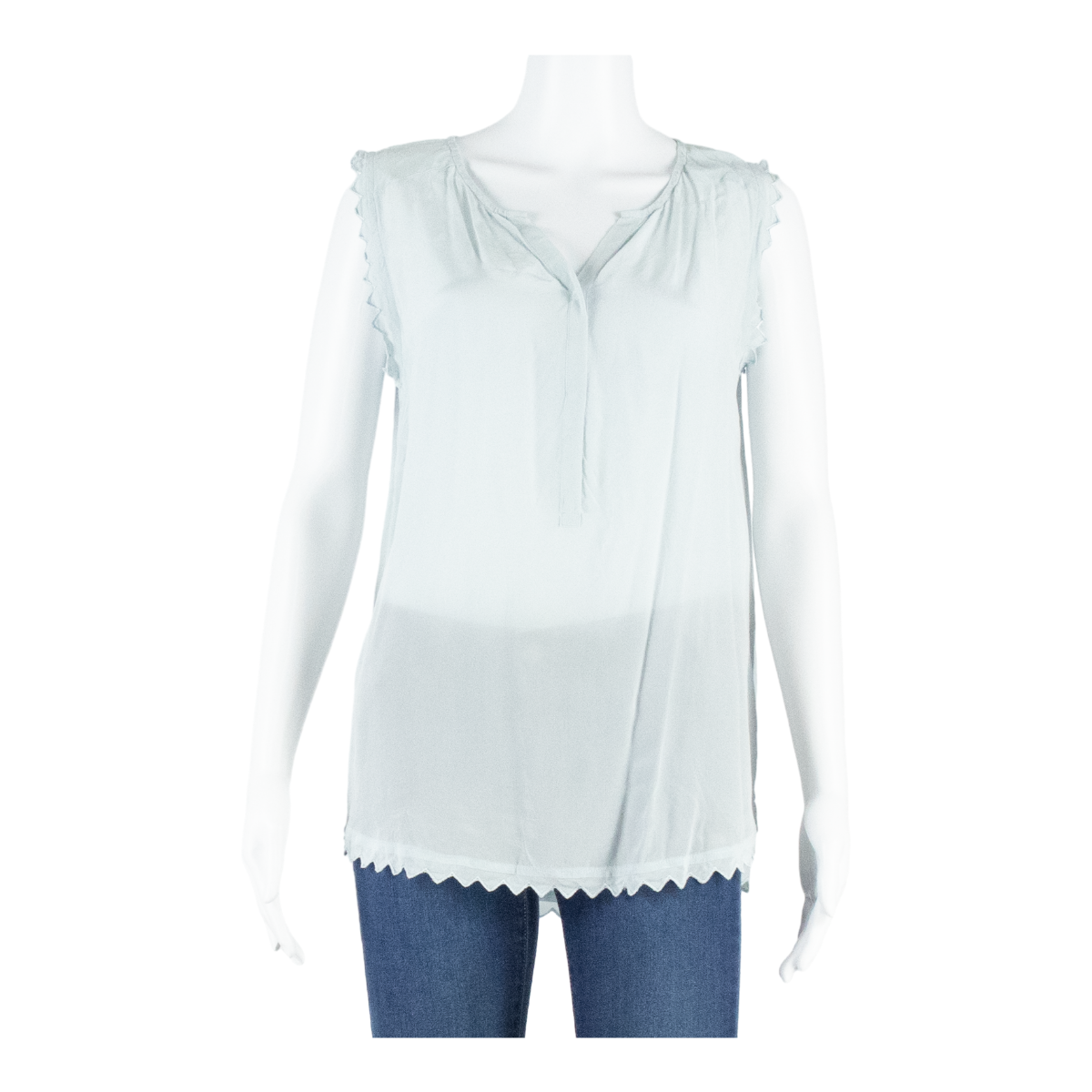 CUSTOMMADE Womens Vest Blue Sleeveless S Refurbished - N/A refurbished available on Cerqular