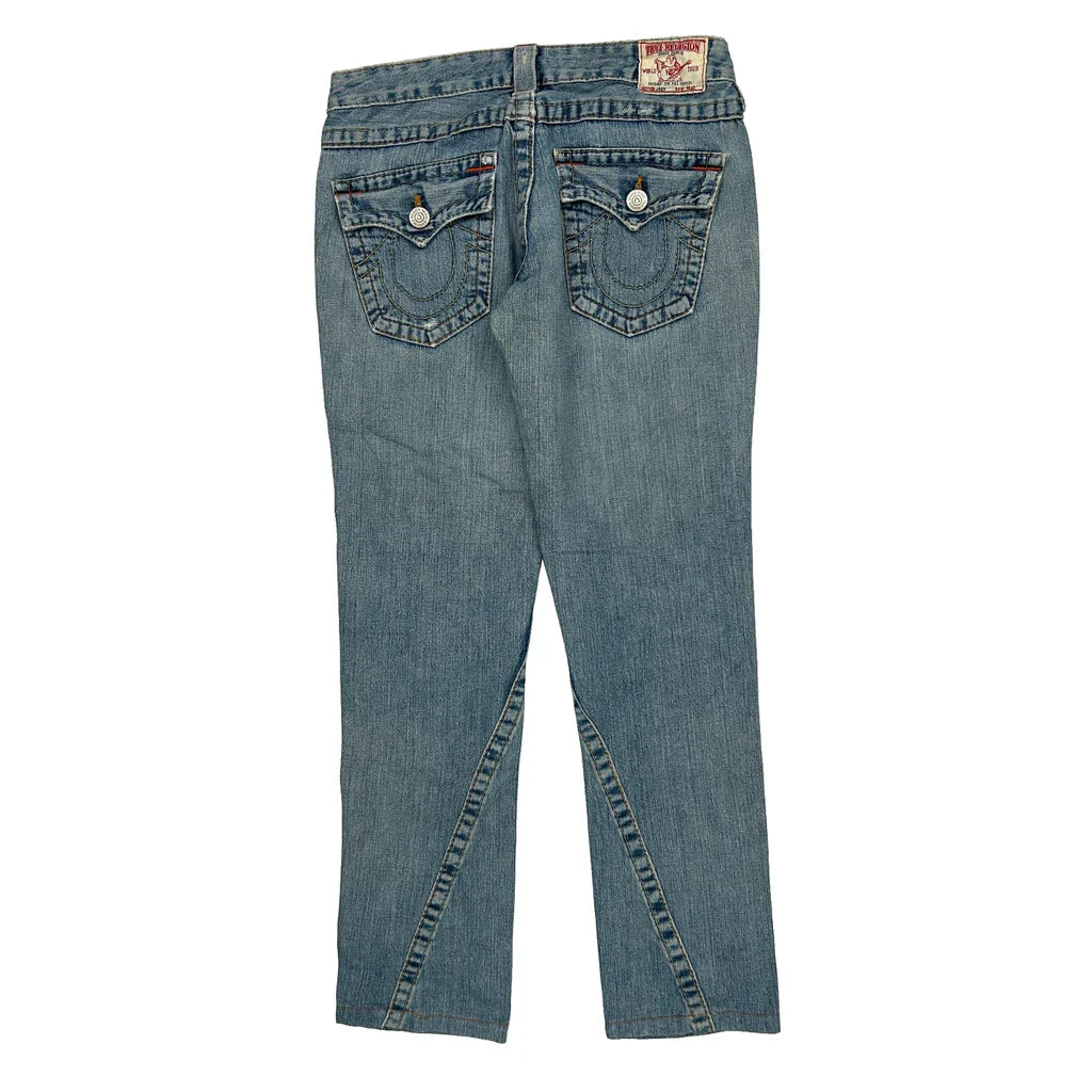 Buy True Religion Jeans - 29W UK 8 Light Wash Cotton Refurbished - $53.59 True Religion Jeans - 29W UK 8 Light Wash Cotton Refurbished - Thrifted (note: this is a term often used to describe second- refurbished available on Cerqular