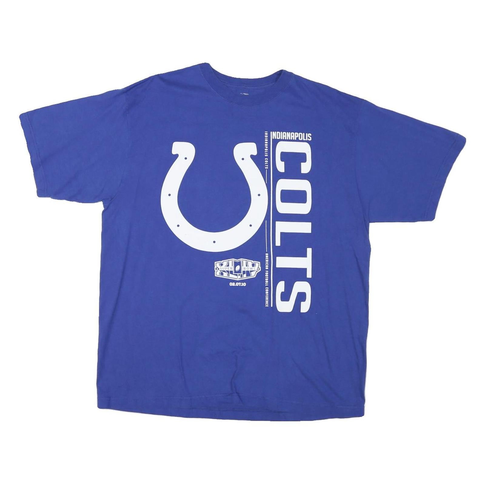 Buy REEBOK Mens Blue Indianapolis Colts Graphic T-Shirt L Short Sleeve Crew Neck NFL Refurbished - $23.39 REEBOK Mens Blue Indianapolis Colts Graphic T-Shirt L Short Sleeve Crew Neck NFL Refurbished - N/A refurbished available on Cerqular