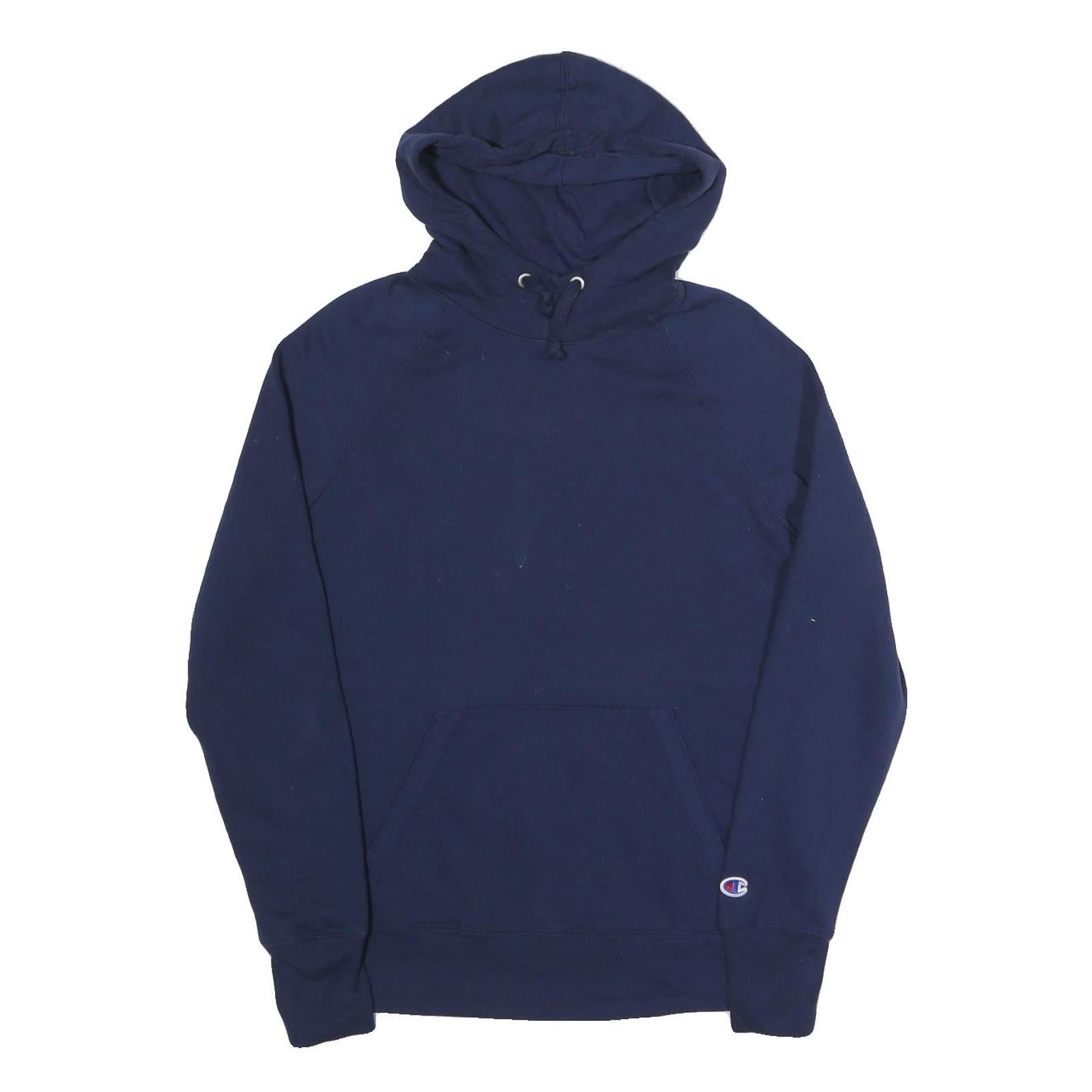 CHAMPION Mens Navy Pullover Hoodie M Cotton Blend Casual Everyday Refurbished - N/A refurbished available on Cerqular