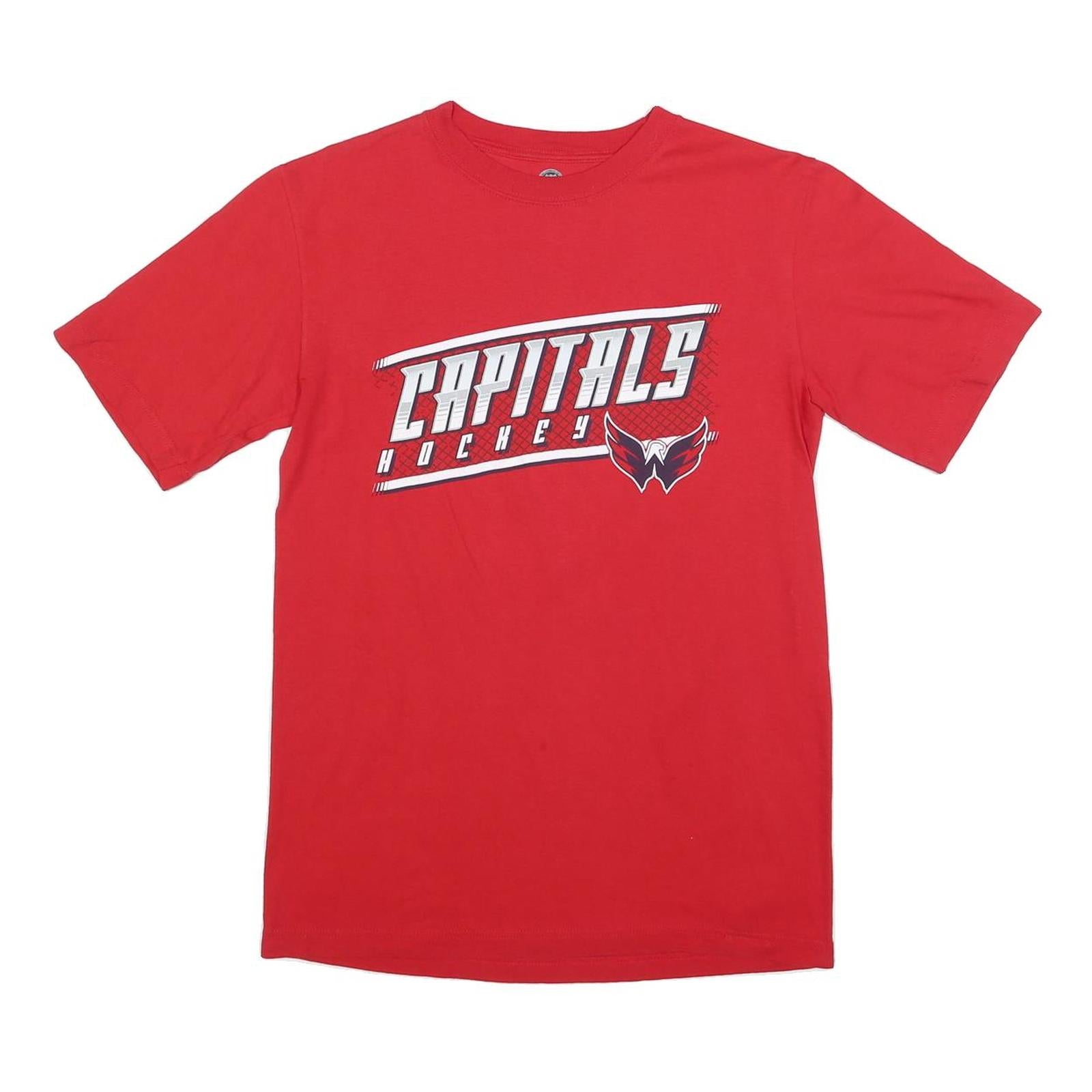 NHL Mens Red Capitals Hockey Graphic T-Shirt M Short Sleeve Crew Neck Casual Refurbished - N/A refurbished available on Cerqular
