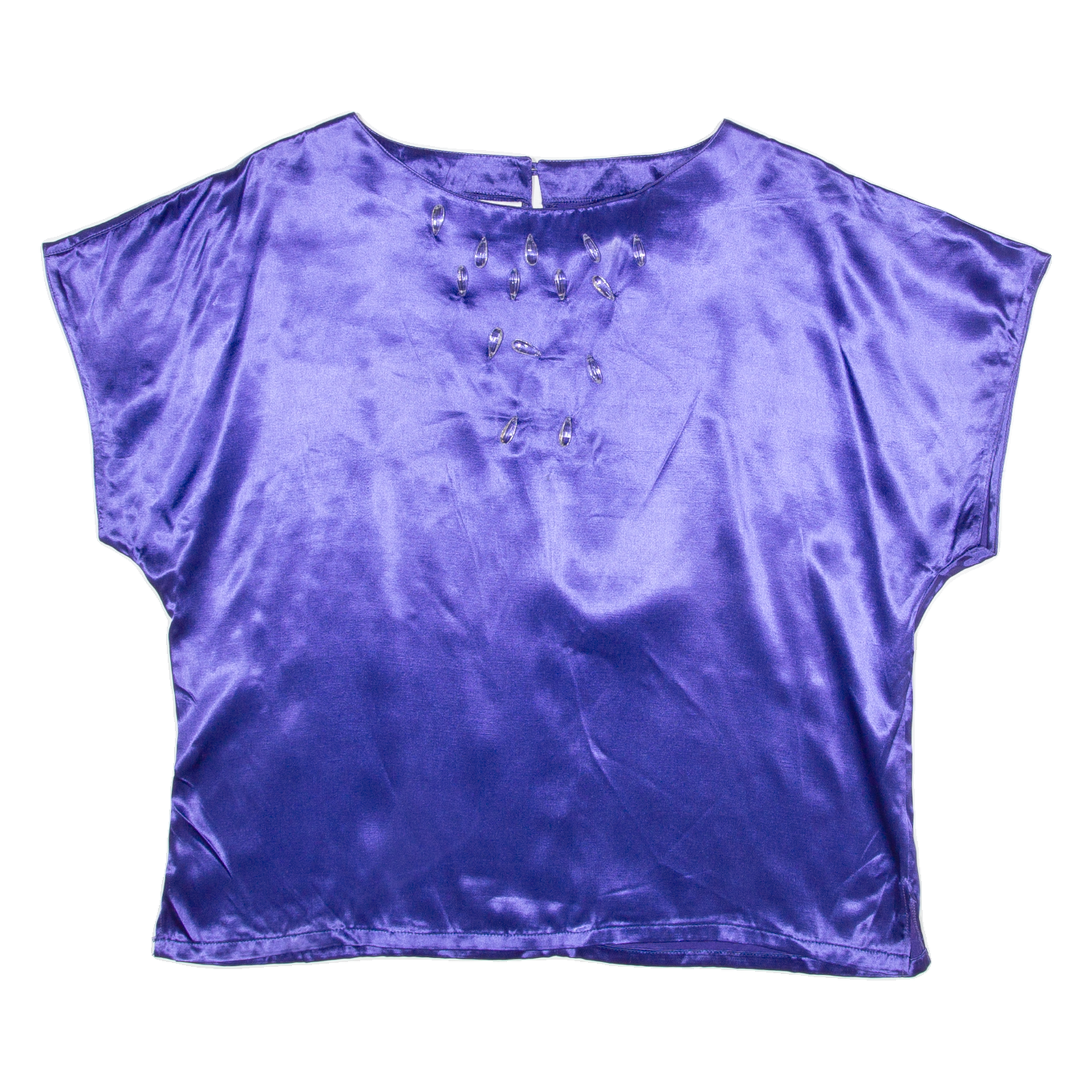 VERSE Womens Blouse Purple M Refurbished - N/A refurbished available on Cerqular