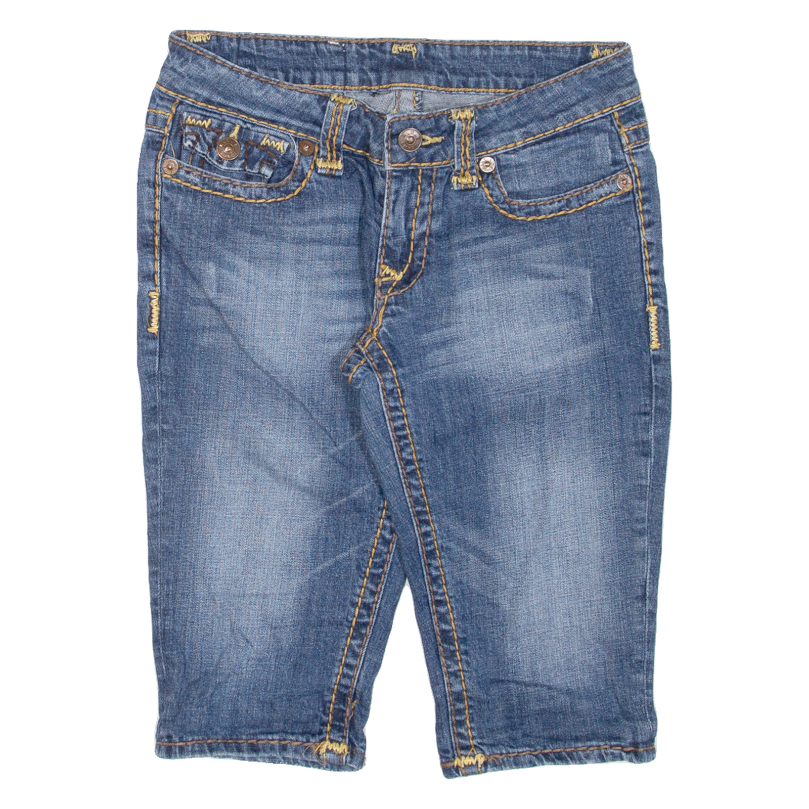 K.T.E JEANS Womens Jorts Shorts Blue S W27 Refurbished - N/A refurbished available on Cerqular