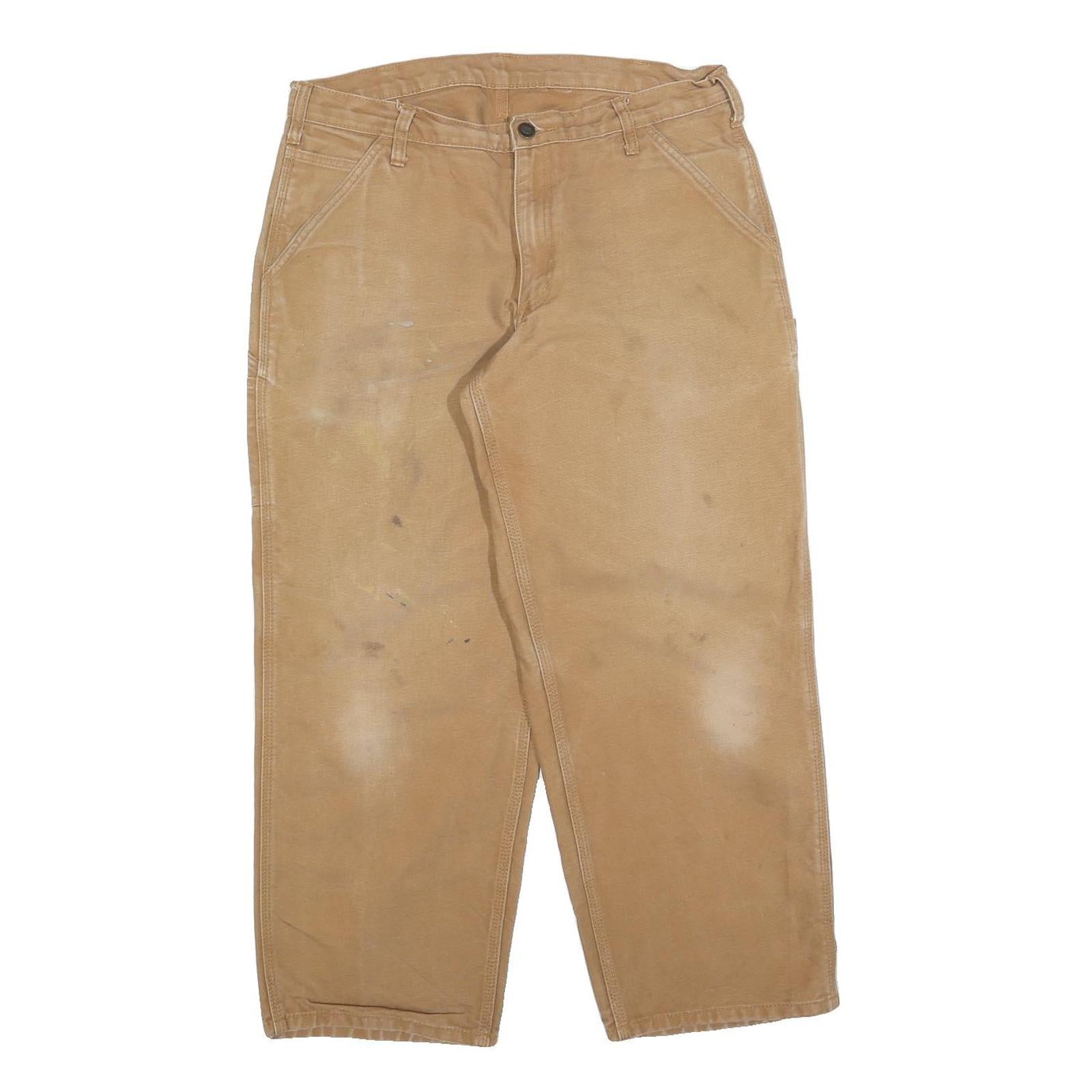 DICKIES Mens Jeans Beige Relaxed Straight Denim W32 L26 Workwear Utility Refurbished - N/A refurbished available on Cerqular