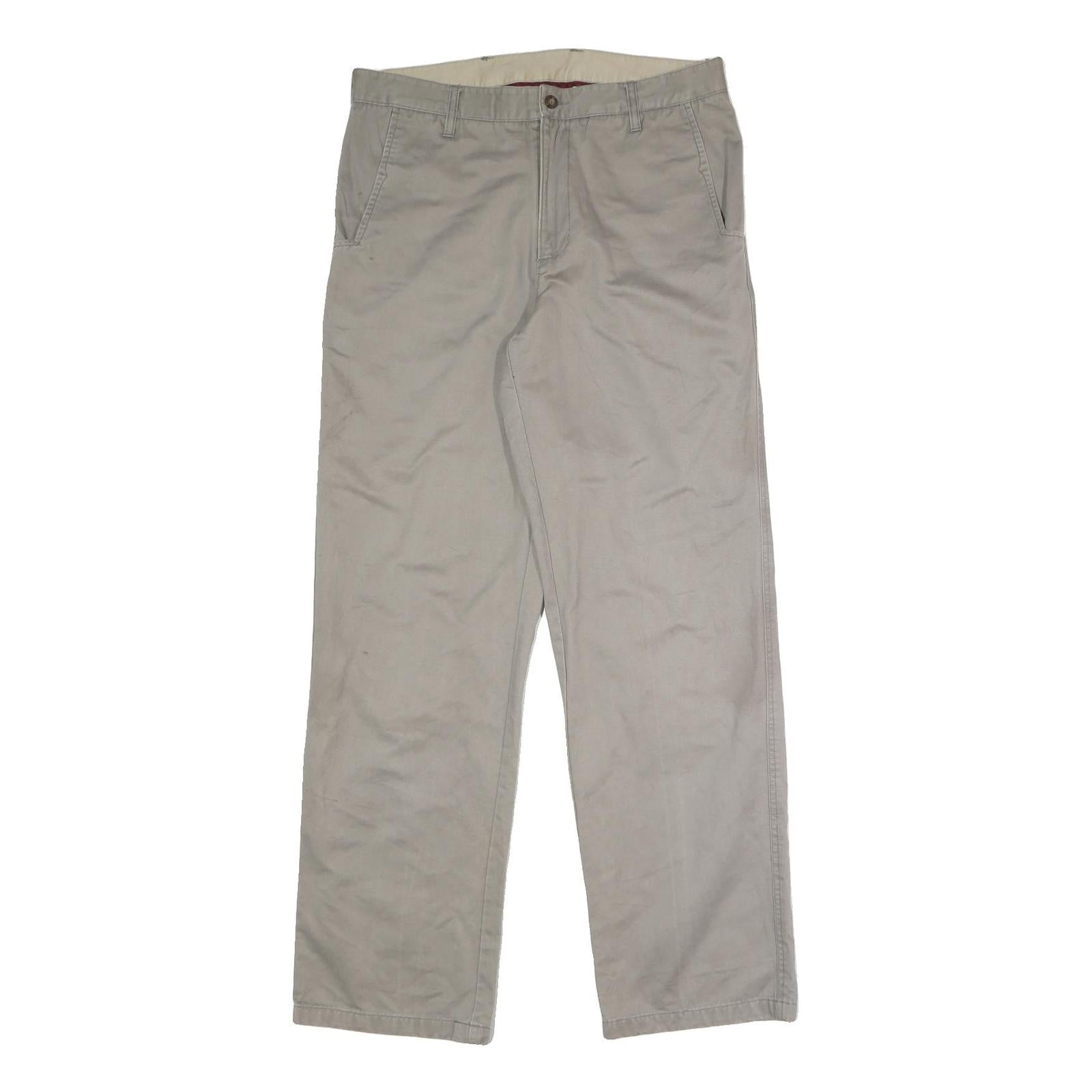 WOOLRICH Mens Cotton Blend Beige Regular Straight Trousers W32 L31 Casual Refurbished - N/A refurbished available on Cerqular