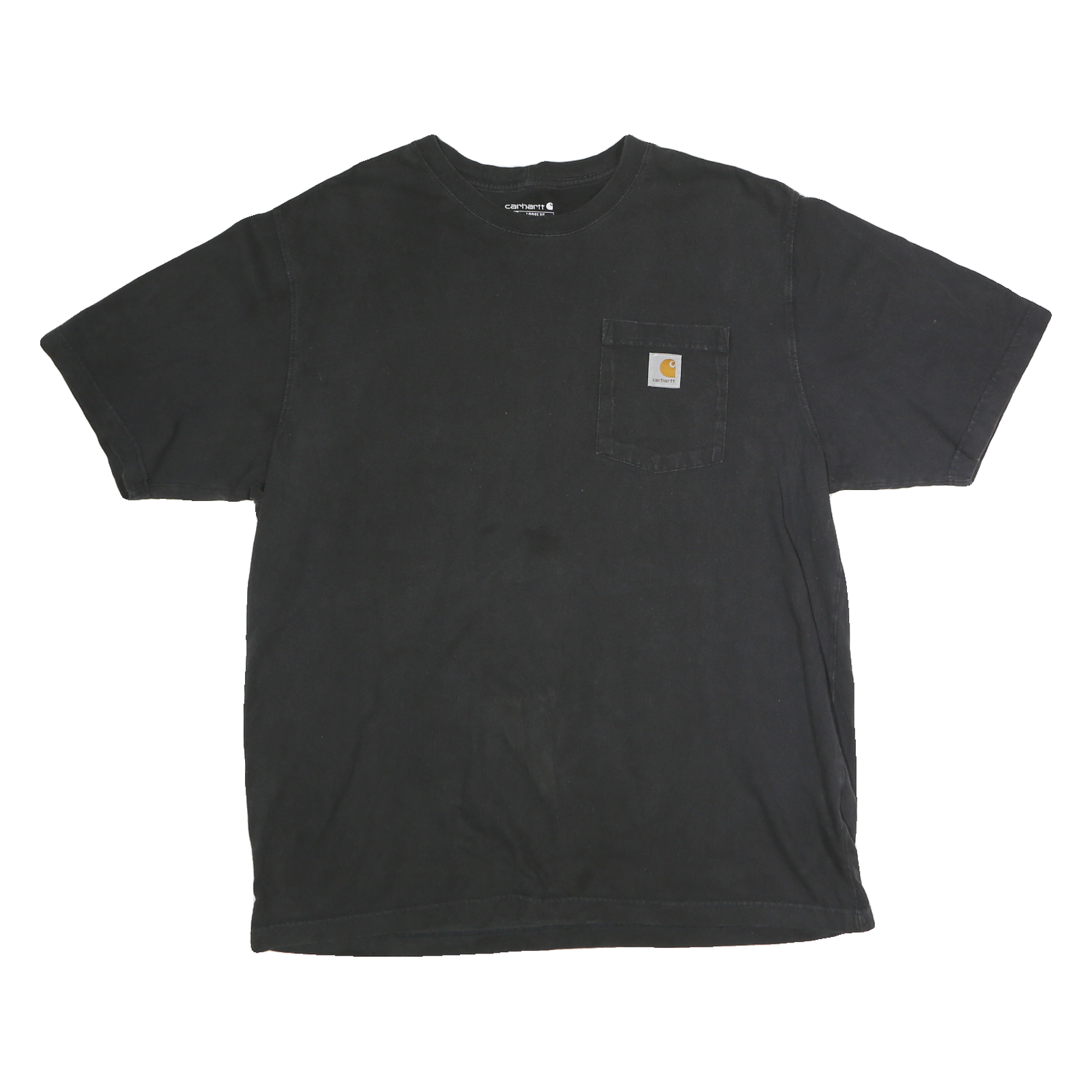 CARHARTT Mens Black Pocket T-Shirt L Short Sleeve Crew Neck Classic Workwear Refurbished - N/A refurbished available on Cerqular