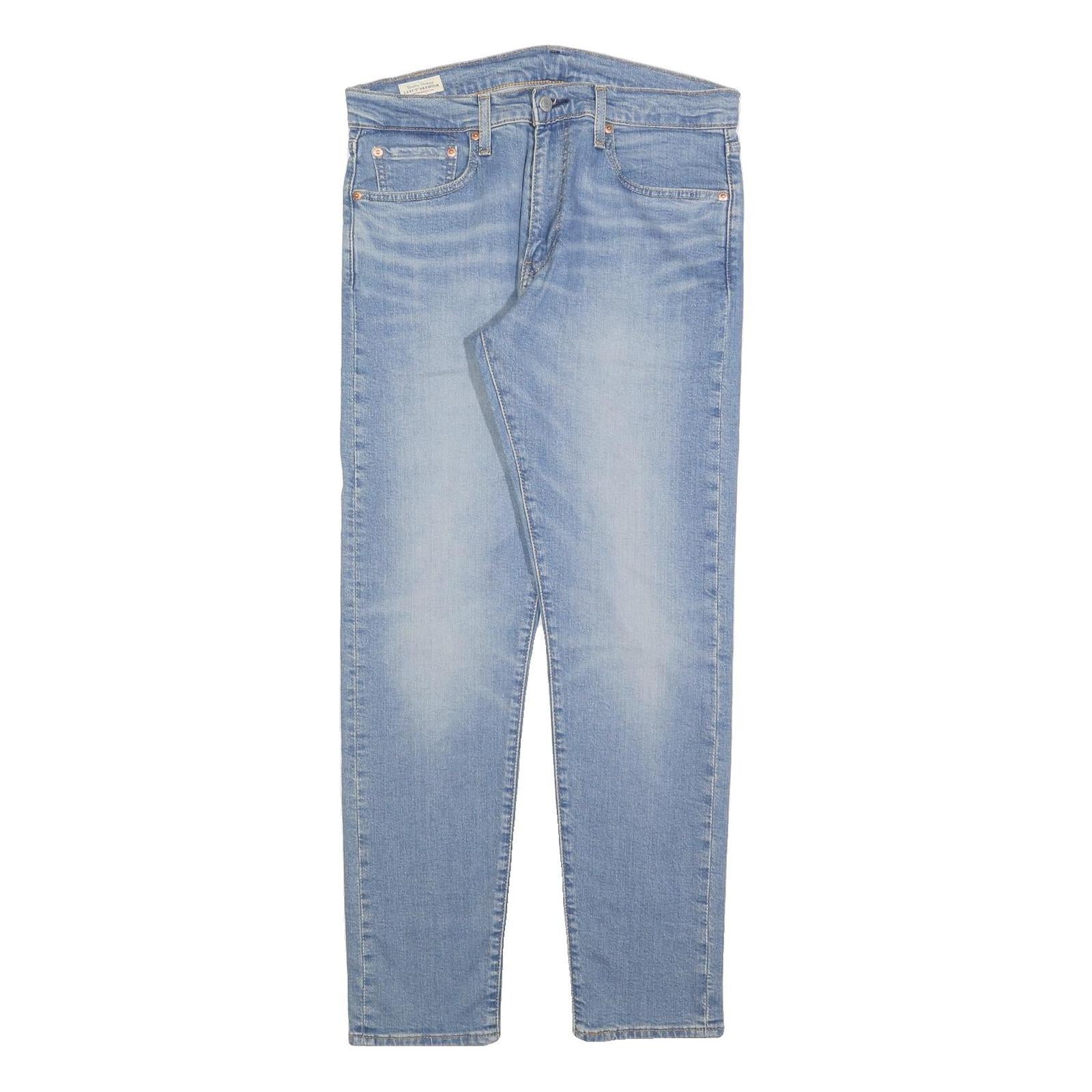 LEVI'S 512 BIG E Mens Jeans Blue Slim Skinny Denim Light W32 L29 Cotton Blend Refurbished - N/A refurbished available on Cerqular