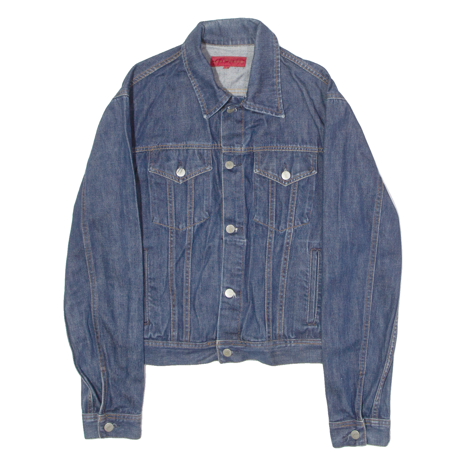 FRENCH CONNECTION Mens Denim Jacket Blue S Refurbished - N/A refurbished available on Cerqular