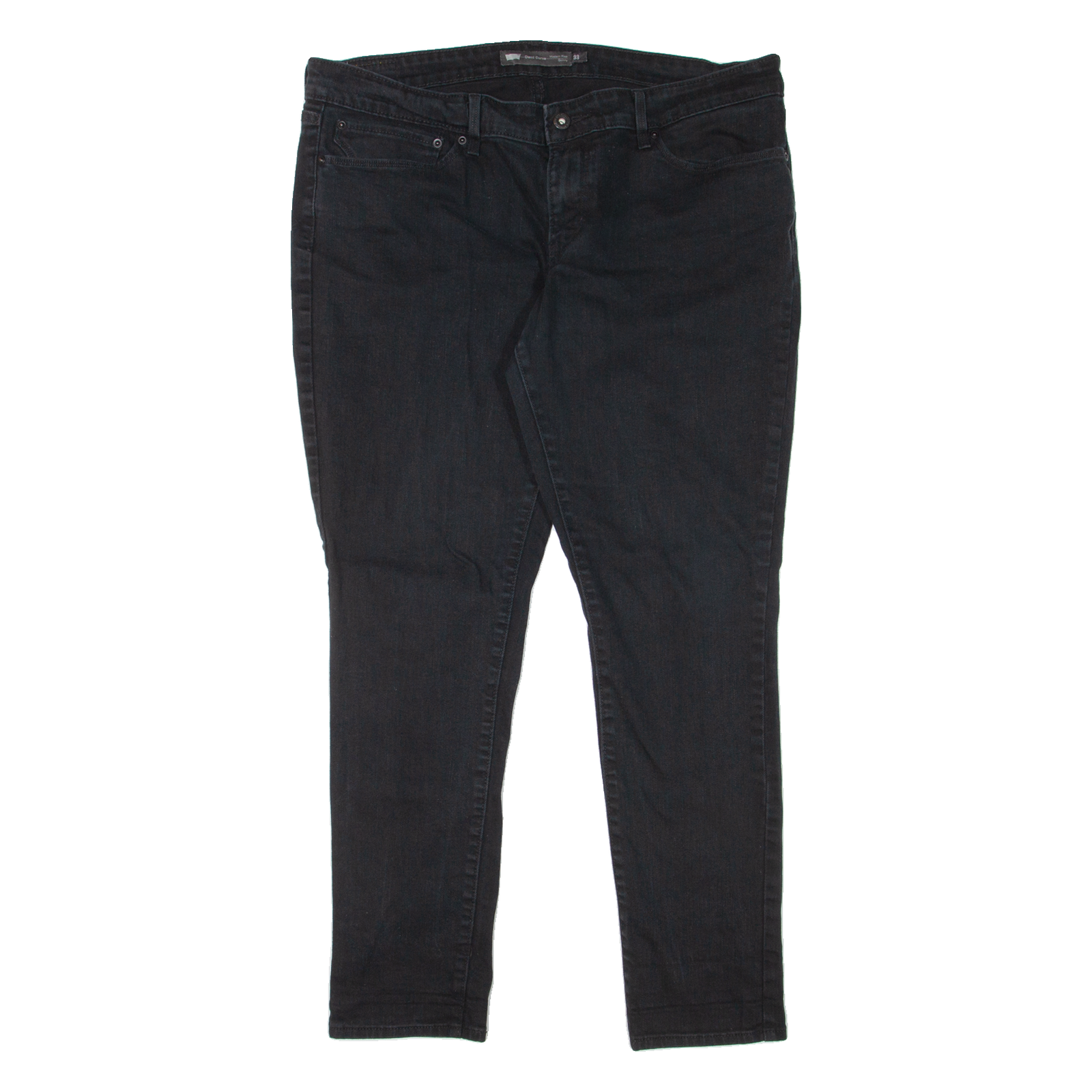LEVI'S Modern Rise Womens Jeans Black Slim Skinny W33 L29 Refurbished - N/A refurbished available on Cerqular
