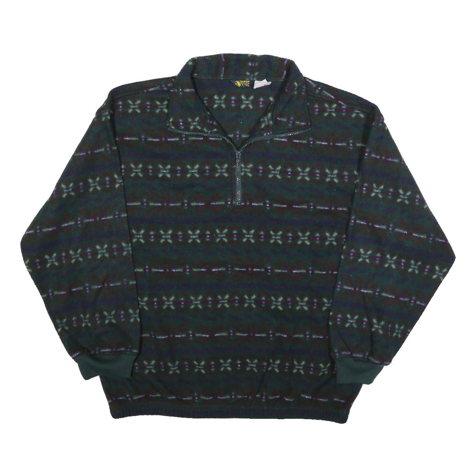Buy NEXT ISSUE Mens Dark Green Patterned Polyester Pullover Jumper L Zip Neck Refurbished - $38.99 NEXT ISSUE Mens Dark Green Patterned Polyester Pullover Jumper L Zip Neck Refurbished - N/A refurbished available on Cerqular