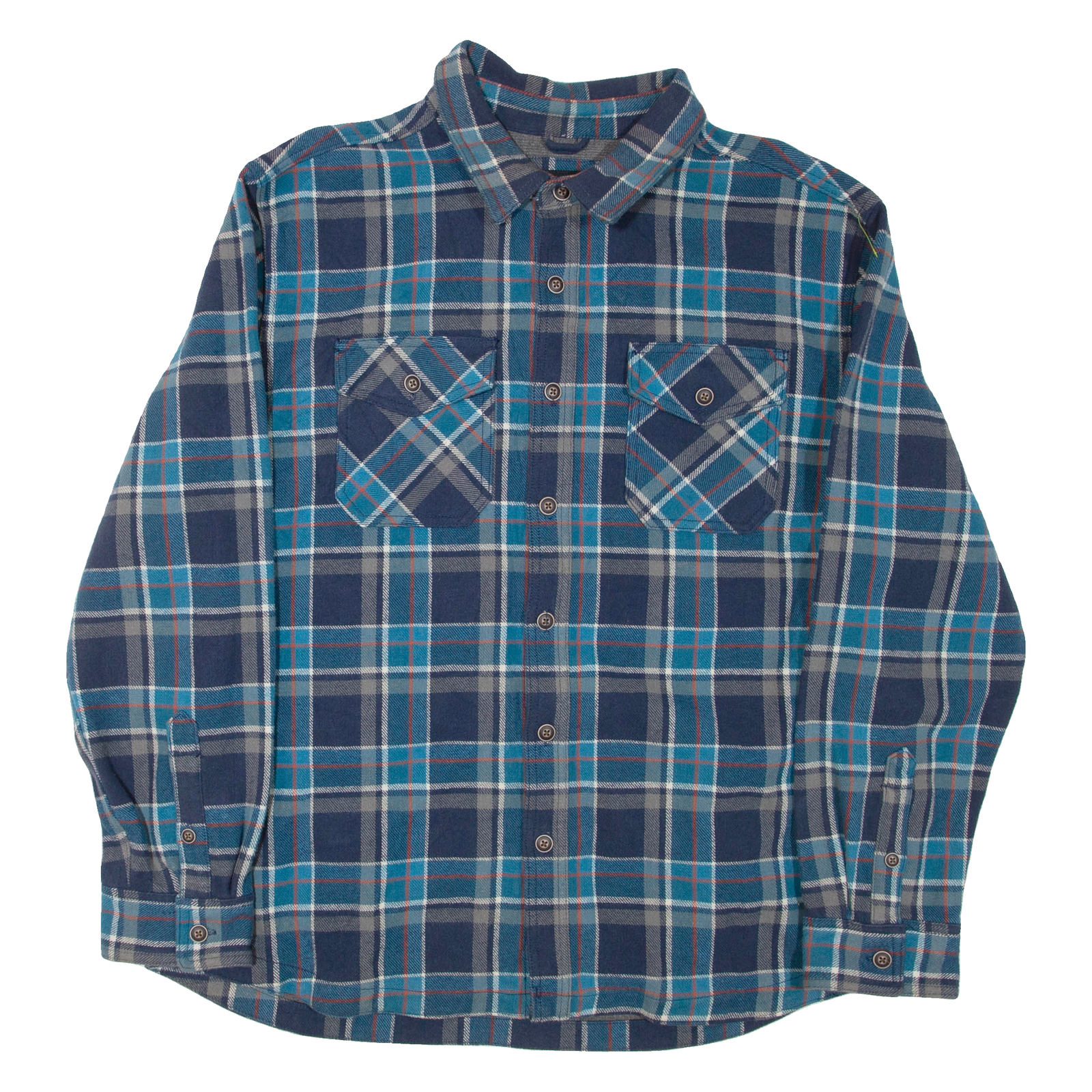 LEE Mens Shirt Blue Check Long Sleeve XL Refurbished - N/A refurbished available on Cerqular