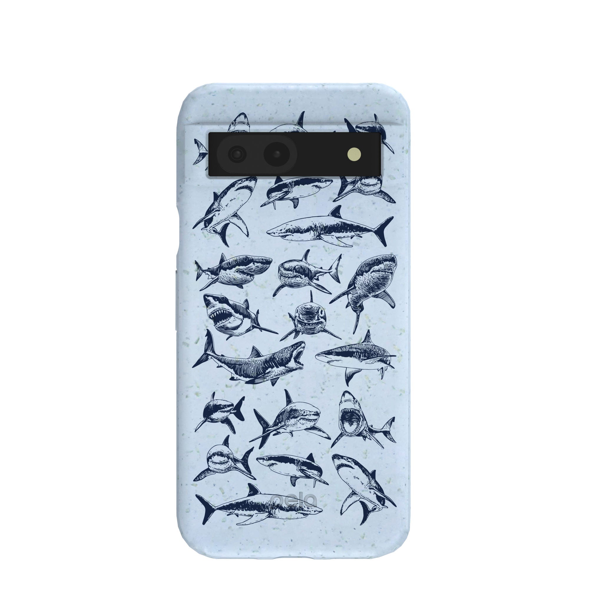 Powder Blue Great White Google Pixel 8a Case Refurbished - Pela Case refurbished available on Cerqular