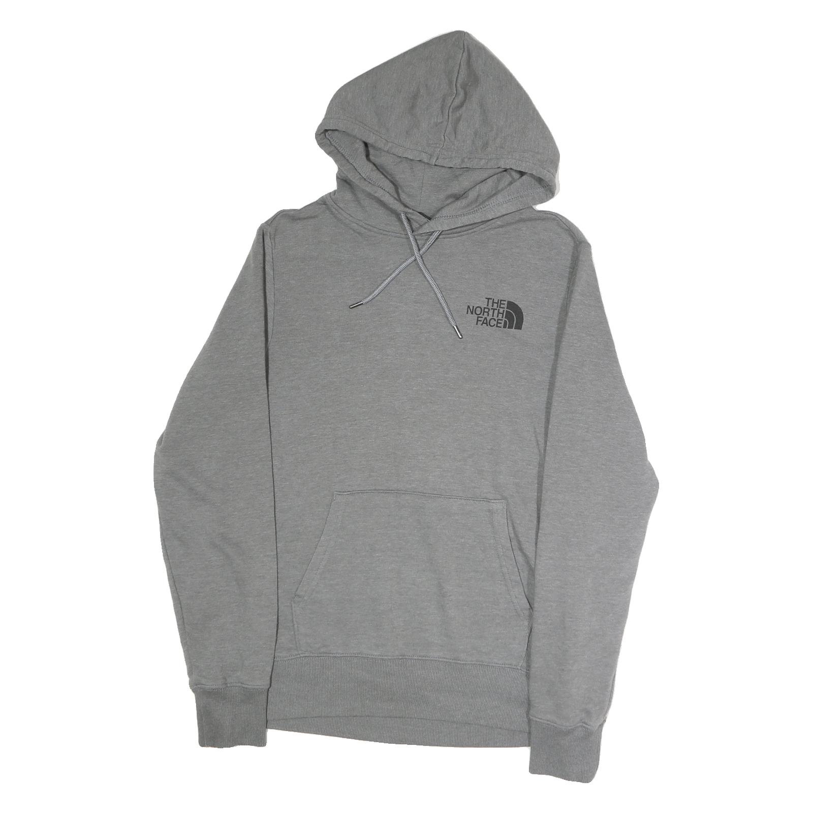 THE NORTH FACE Mens Grey Hoodie S Cotton Pullover Drawstring Pocket Casual Refurbished - N/A refurbished available on Cerqular