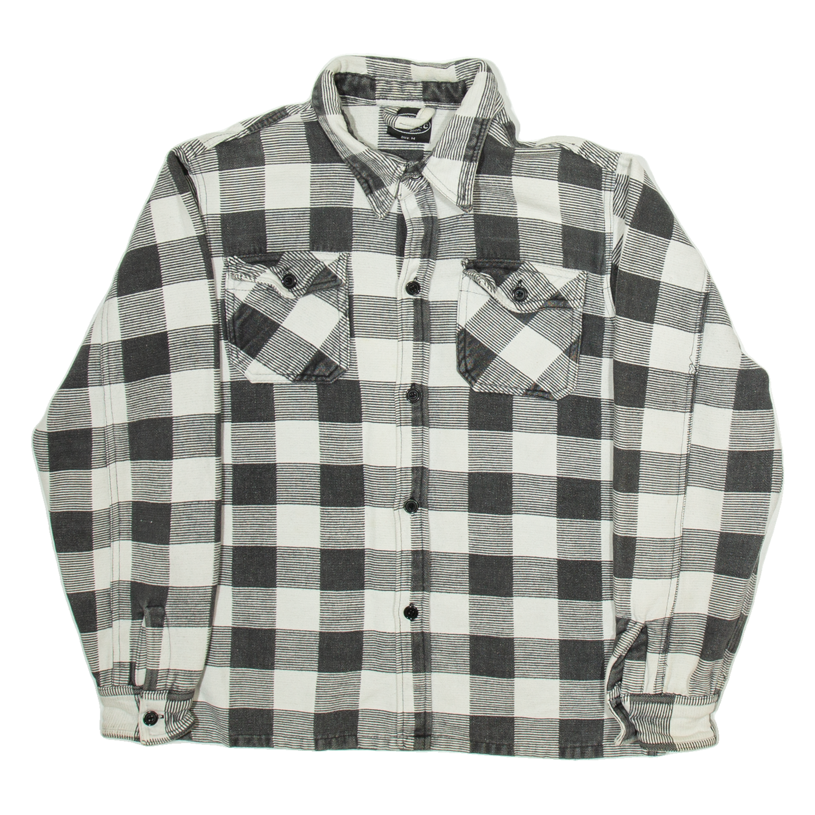 MIL TEC Mens Shirt Grey Check Long Sleeve M Refurbished - N/A refurbished available on Cerqular