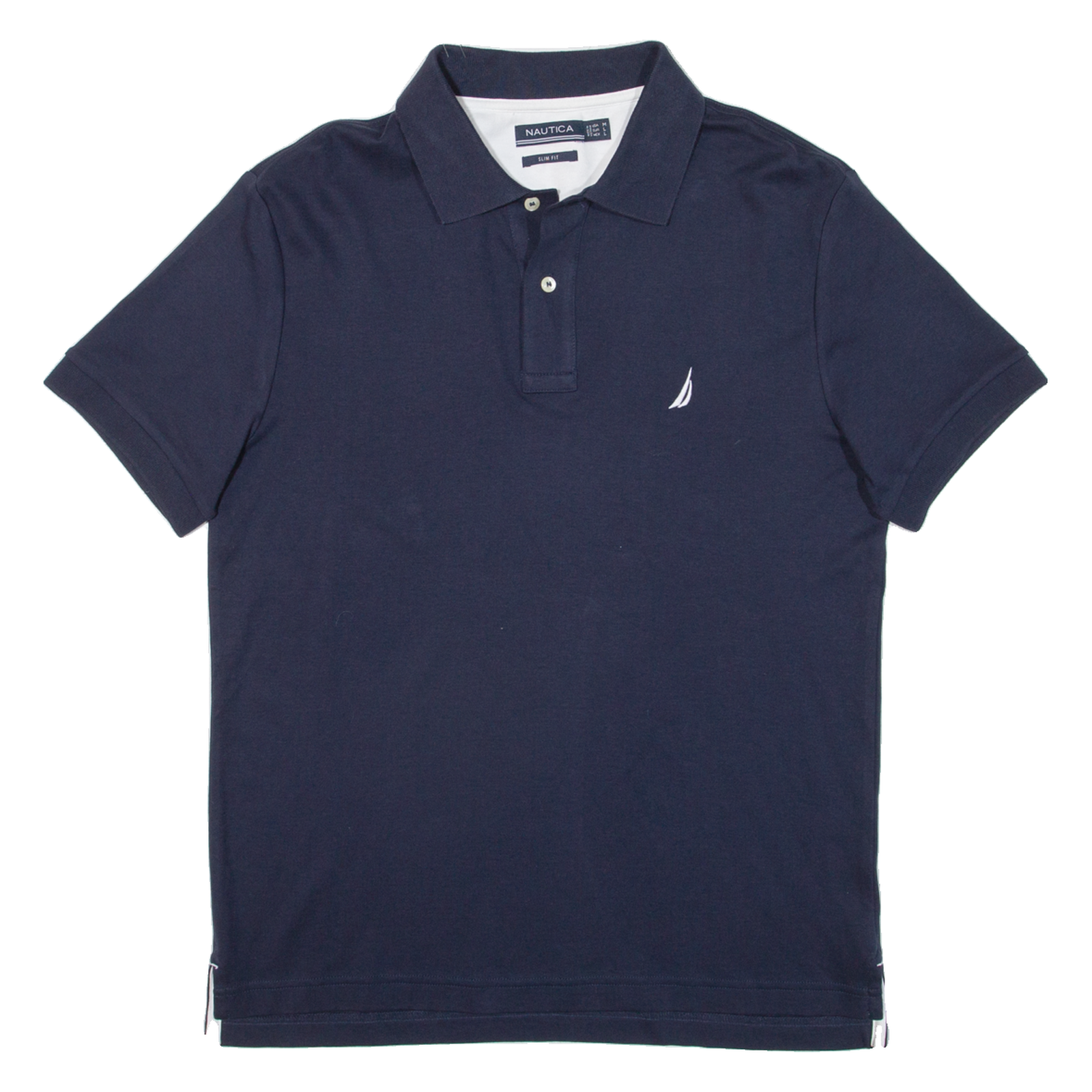 NAUTICA Slim Fit Mens Polo Shirt Blue M Refurbished - N/A refurbished available on Cerqular