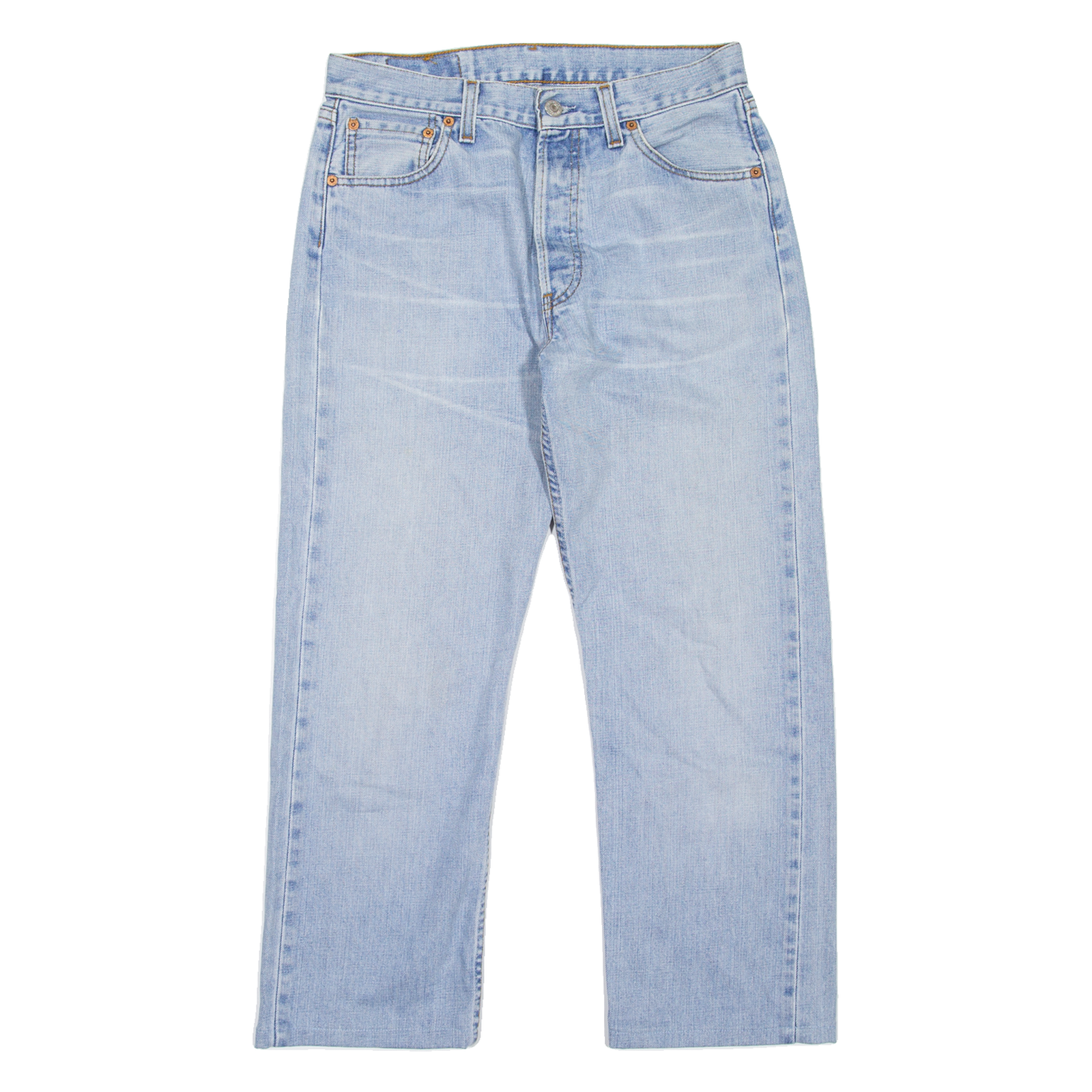 LEVI'S 501 Jeans Mens Blue Regular Straight W30 L25 Refurbished - N/A refurbished available on Cerqular