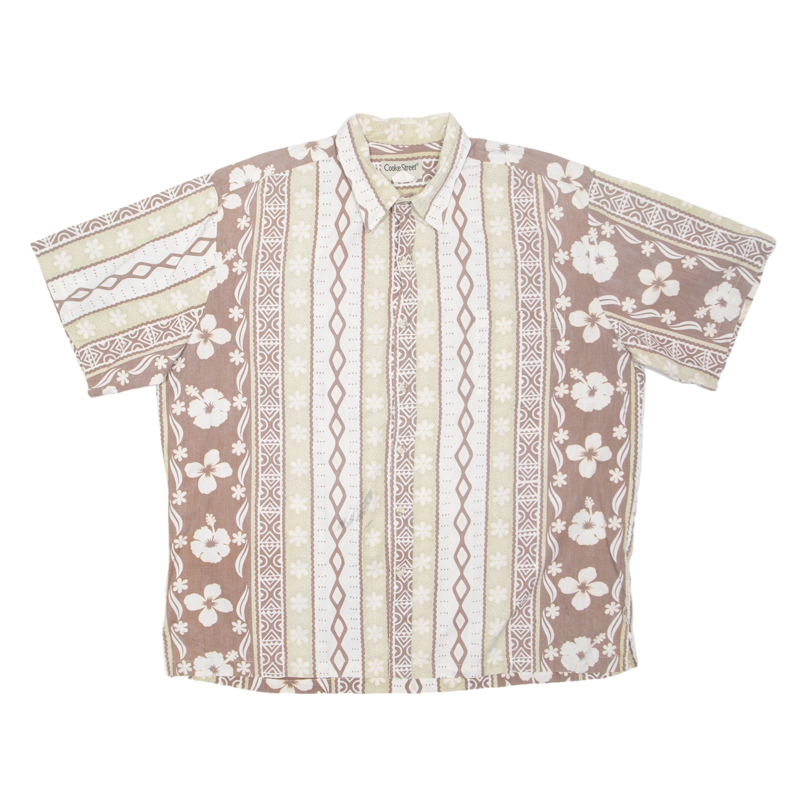 Buy COOKE STREET Mens Hawaiian Shirt Beige Crazy Pattern XL Refurbished - $16.89 COOKE STREET Mens Hawaiian Shirt Beige Crazy Pattern XL Refurbished - N/A refurbished available on Cerqular