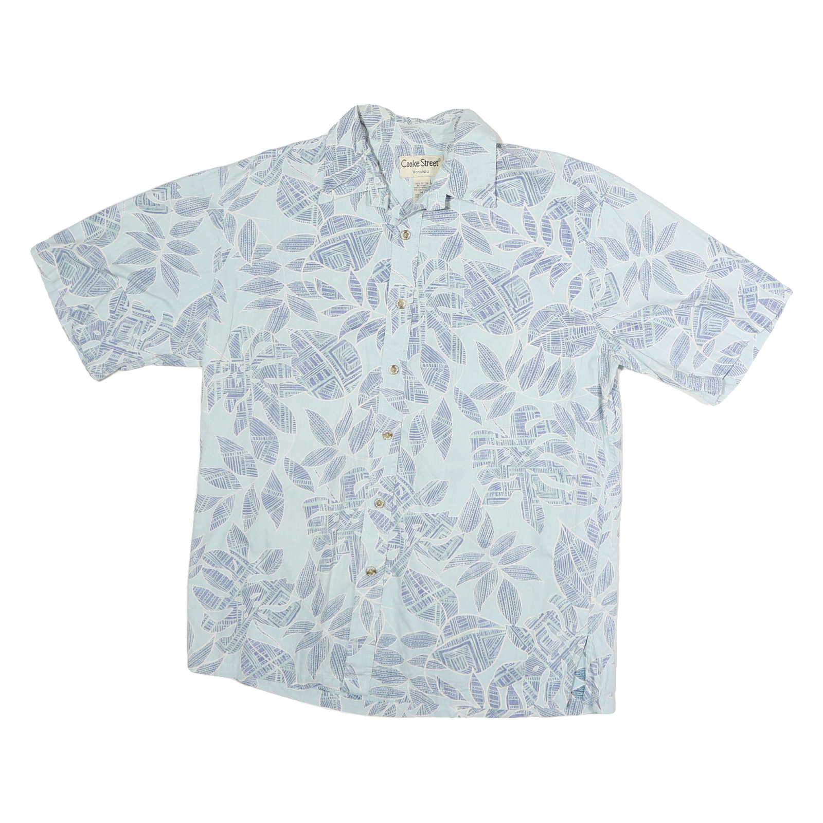 Buy COOKE STREET Mens Blue & White Patterned Cotton Shirt M Casual Summer Button-Up Refurbished - $16.89 COOKE STREET Mens Blue & White Patterned Cotton Shirt M Casual Summer Button-Up Refurbished - N/A refurbished available on Cerqular