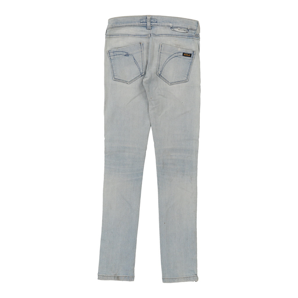 Buy Age 12-13 Killah Skinny Jeans - 26W 28L Light Wash Cotton Refurbished - $12.18 Age 12-13 Killah Skinny Jeans - 26W 28L Light Wash Cotton Refurbished - Thrifted (note: this is a term often used to describe second- refurbished available on Cerqular